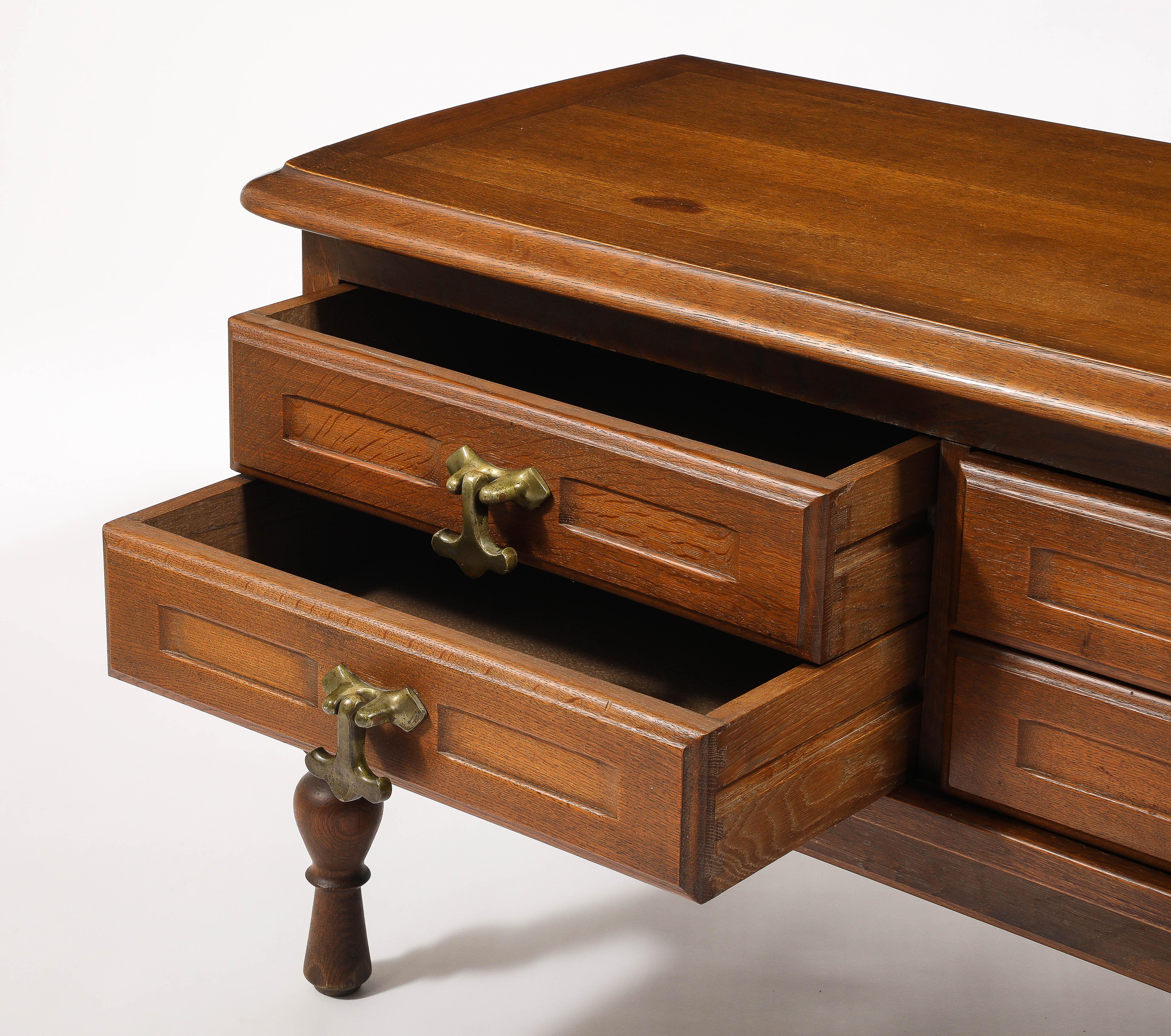 20th Century Guillerme & Chambron Petronilles Chest, France 1950's For Sale
