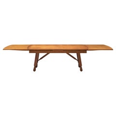 Guillerme & Chambron 'Pétrouille' Dining Table in Oak