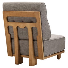 Guillerme & Chambron Sectional Seating Element 'Elmyre' in Oak