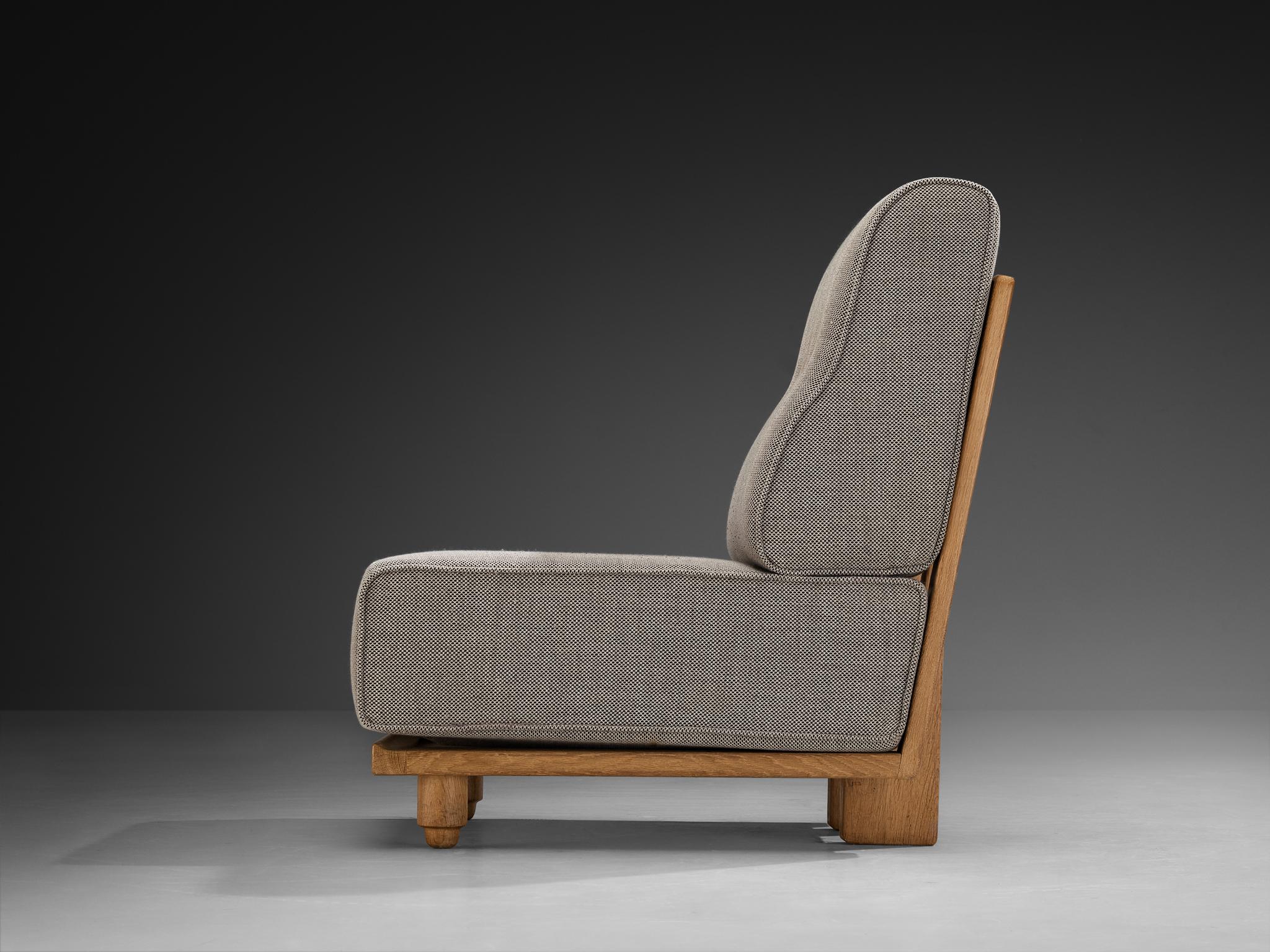 Guillerme & Chambron Sectional Seating Elements 'Elmyre' in Oak For Sale 4