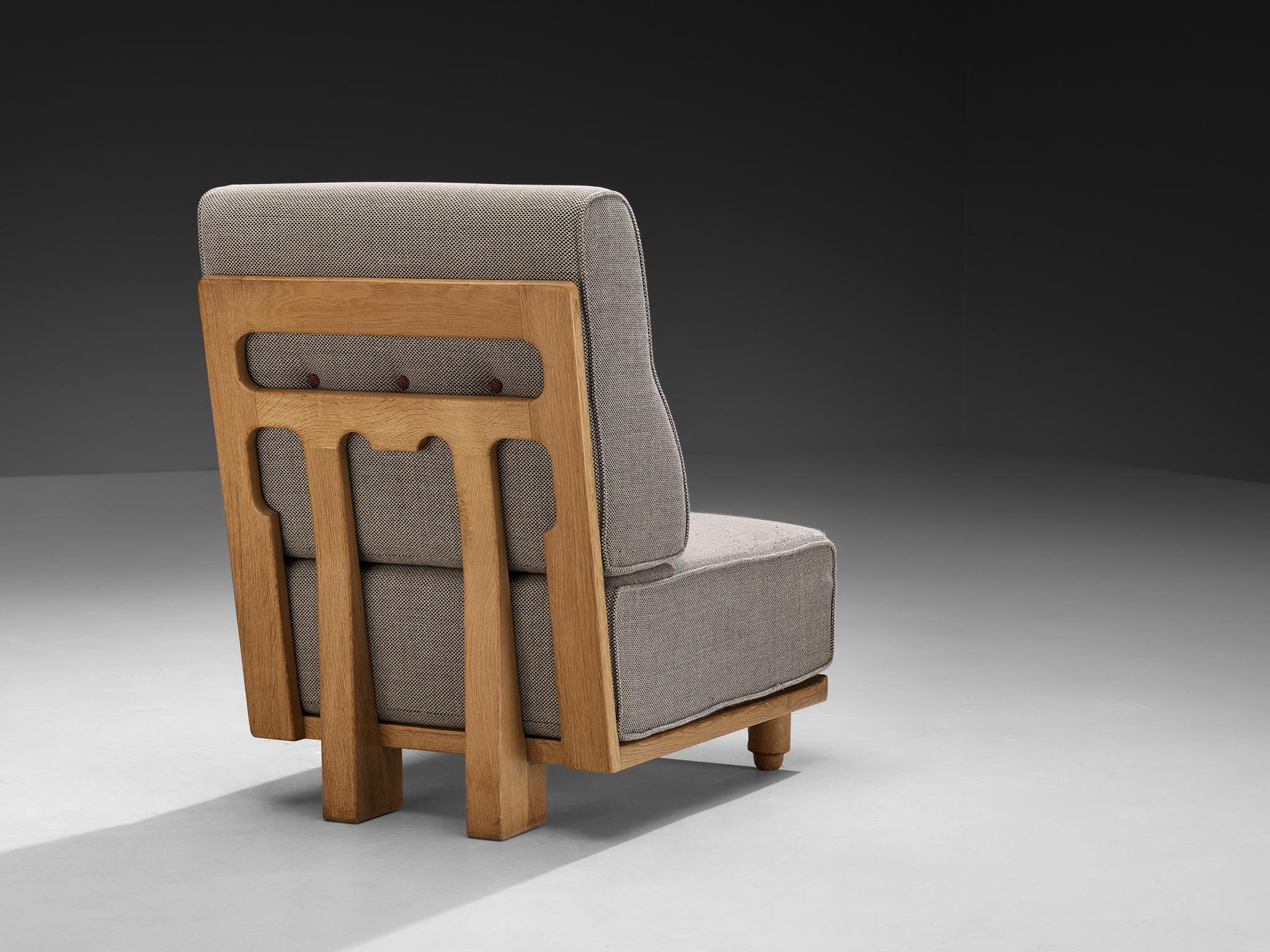 Guillerme & Chambron Sectional Seating Elements 'Elmyre' in Oak For Sale 2
