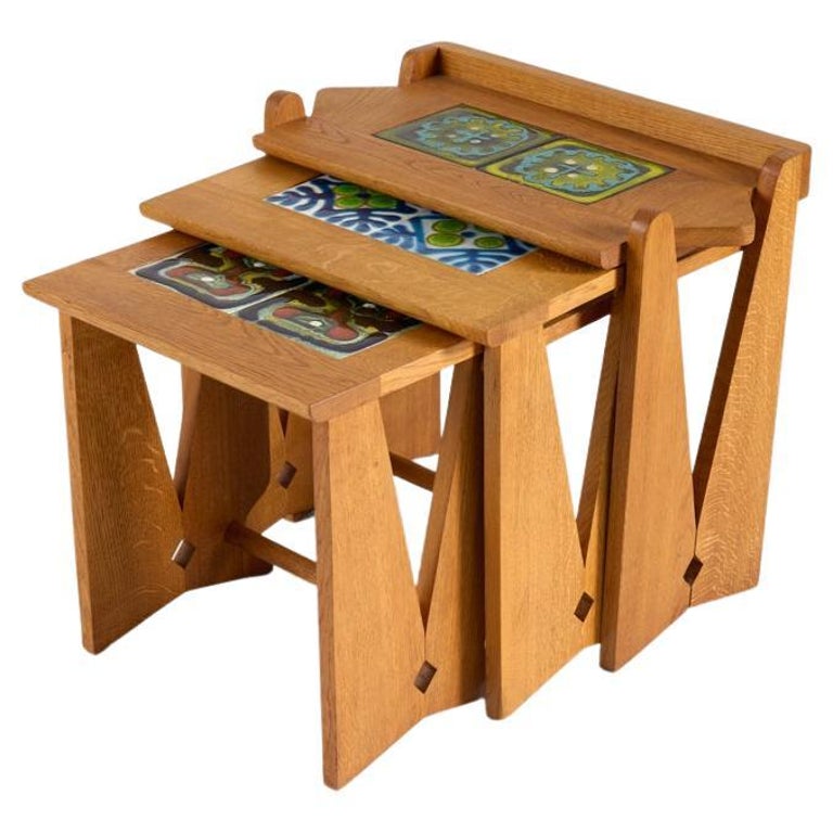 Guillerme et Chambron Nesting Tables, ca. 1960