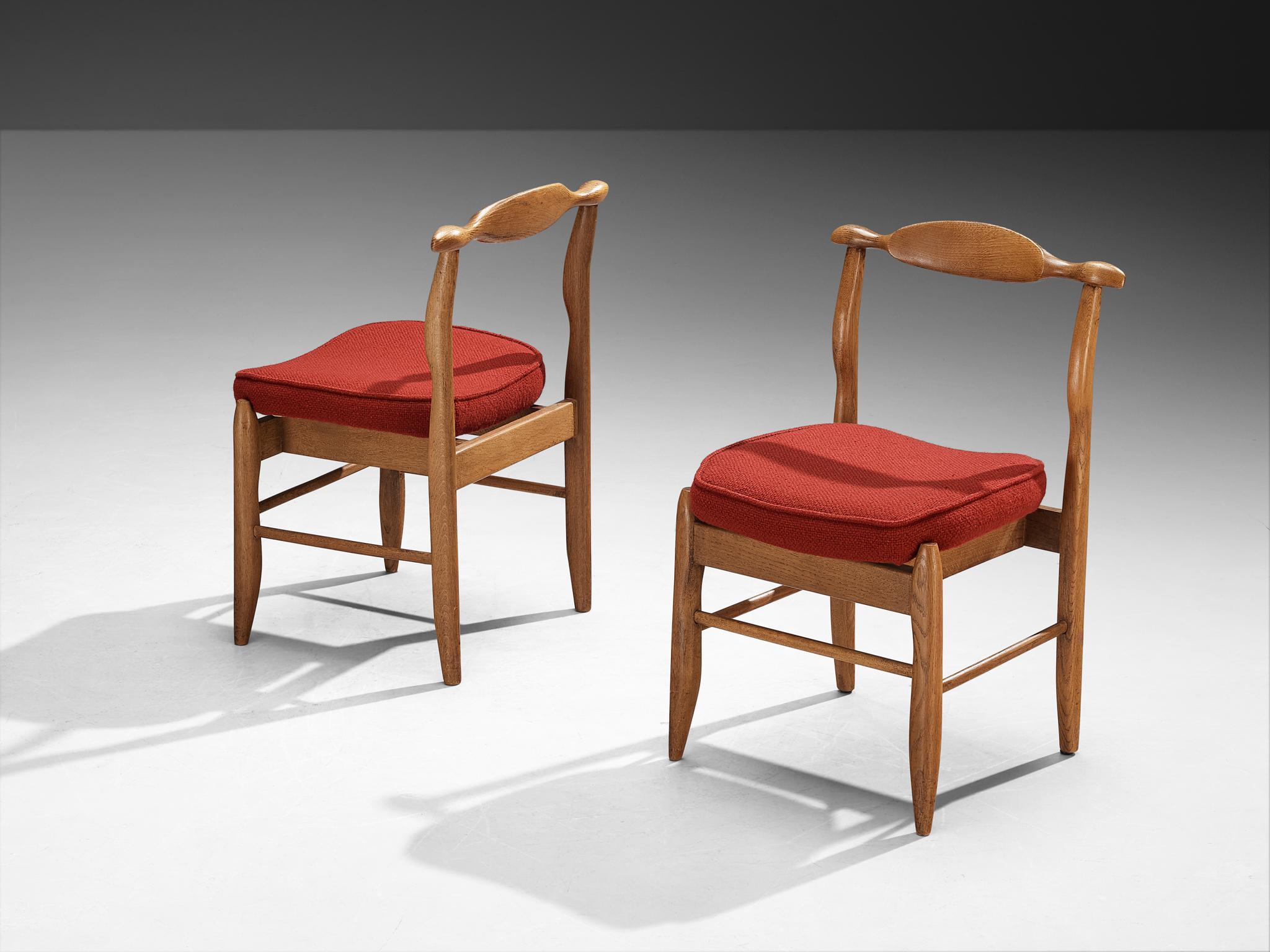 Guillerme & Chambron Conjunto de ocho sillas de comedor 