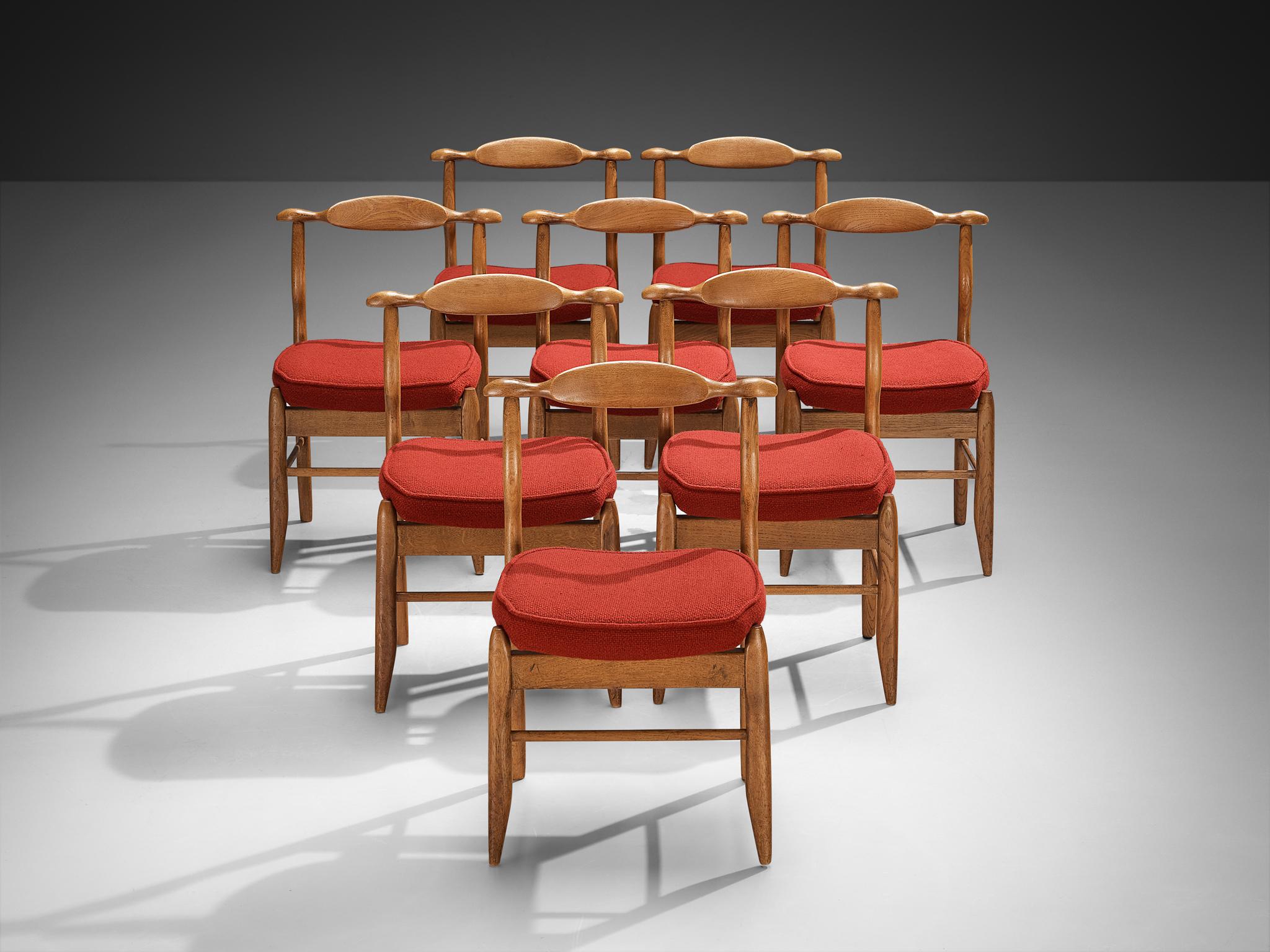Guillerme & Chambron Conjunto de ocho sillas de comedor 
