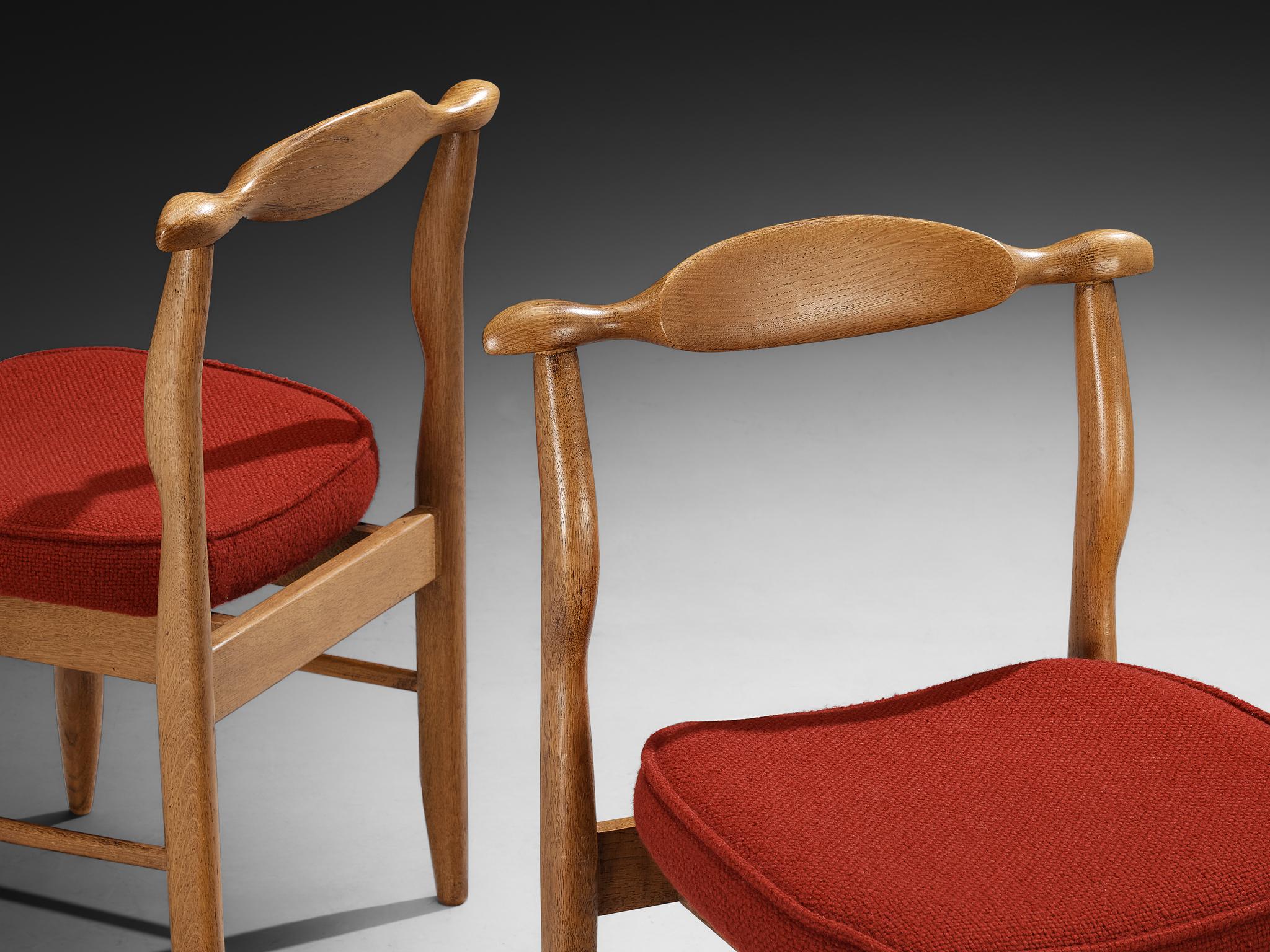 Guillerme & Chambron Conjunto de ocho sillas de comedor 