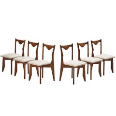 Guillerme & Chambron Set of Six 'Thibault' Chairs 