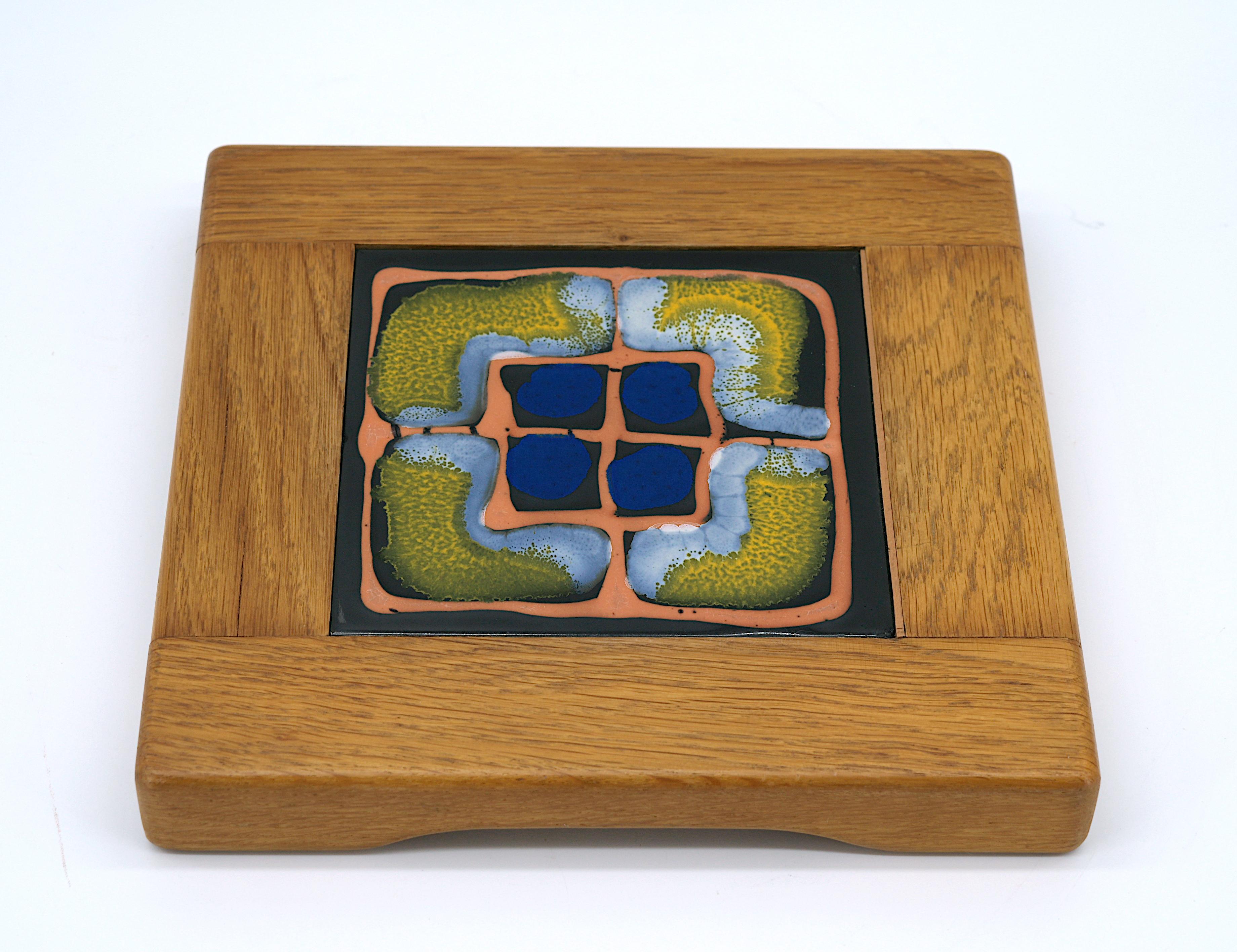 Guillerme & Chambron Untersetzer, 1950er Jahre (Keramik) im Angebot