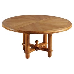 Guillerme & Chambron, Victorine Dining Room Table in Oak, Edition Votre Maison