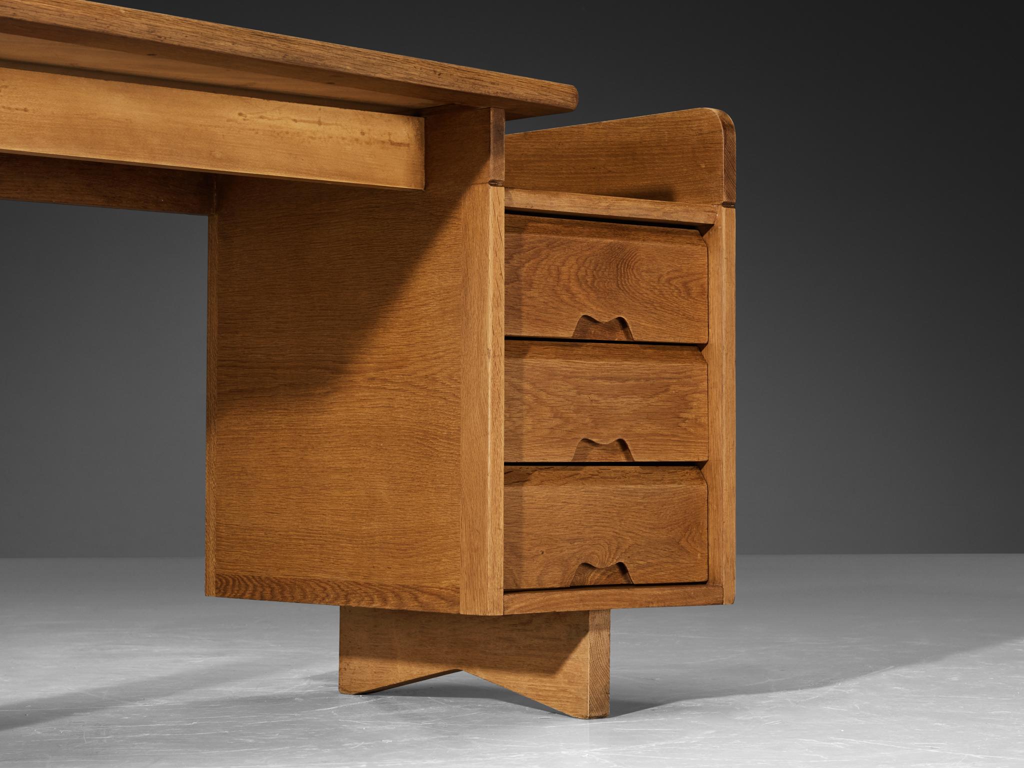 Scrivania Guillerme & Chambron in Oak in vendita 2