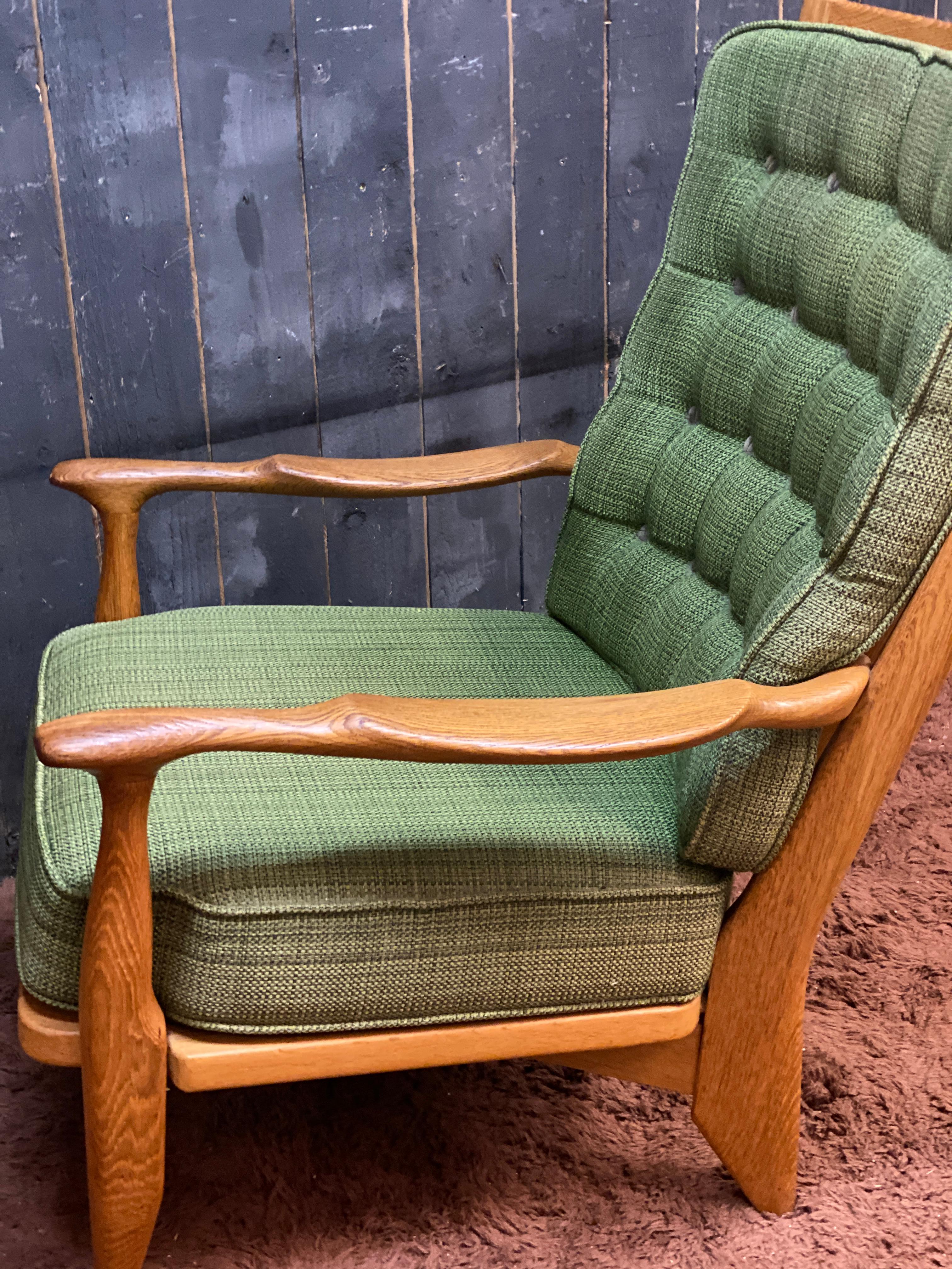 Guillerme et Chambron, Poltrona in Oak del 1960 A cura di Votre Maison in vendita 4