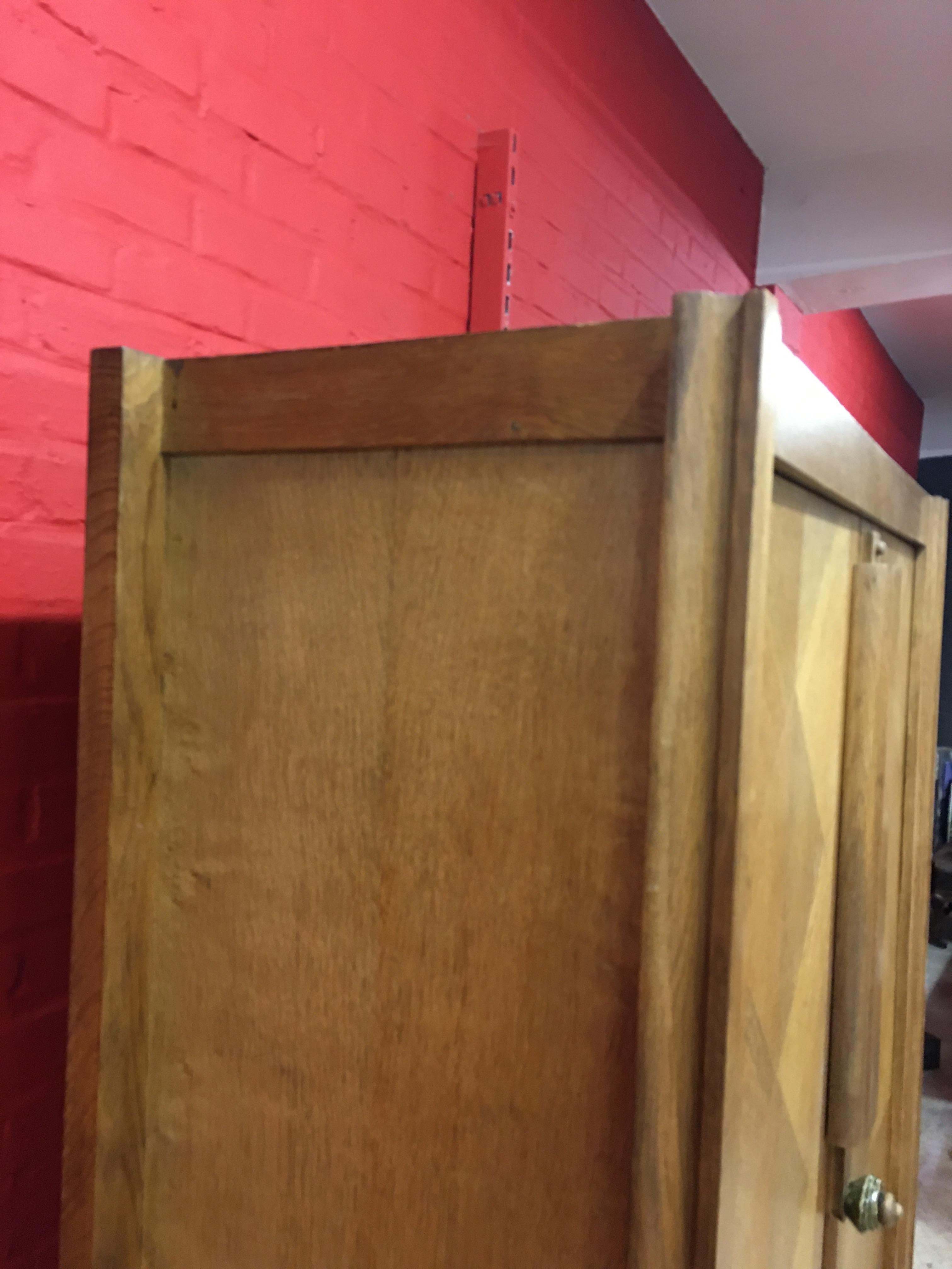 Guillerme et Chambron, 1960 Oak Wardrobe, Votre Maison Edition For Sale 3