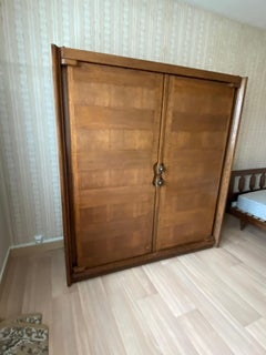 Guillerme et Chambron, 1960 Oak Wardrobe, Votre Maison Edition