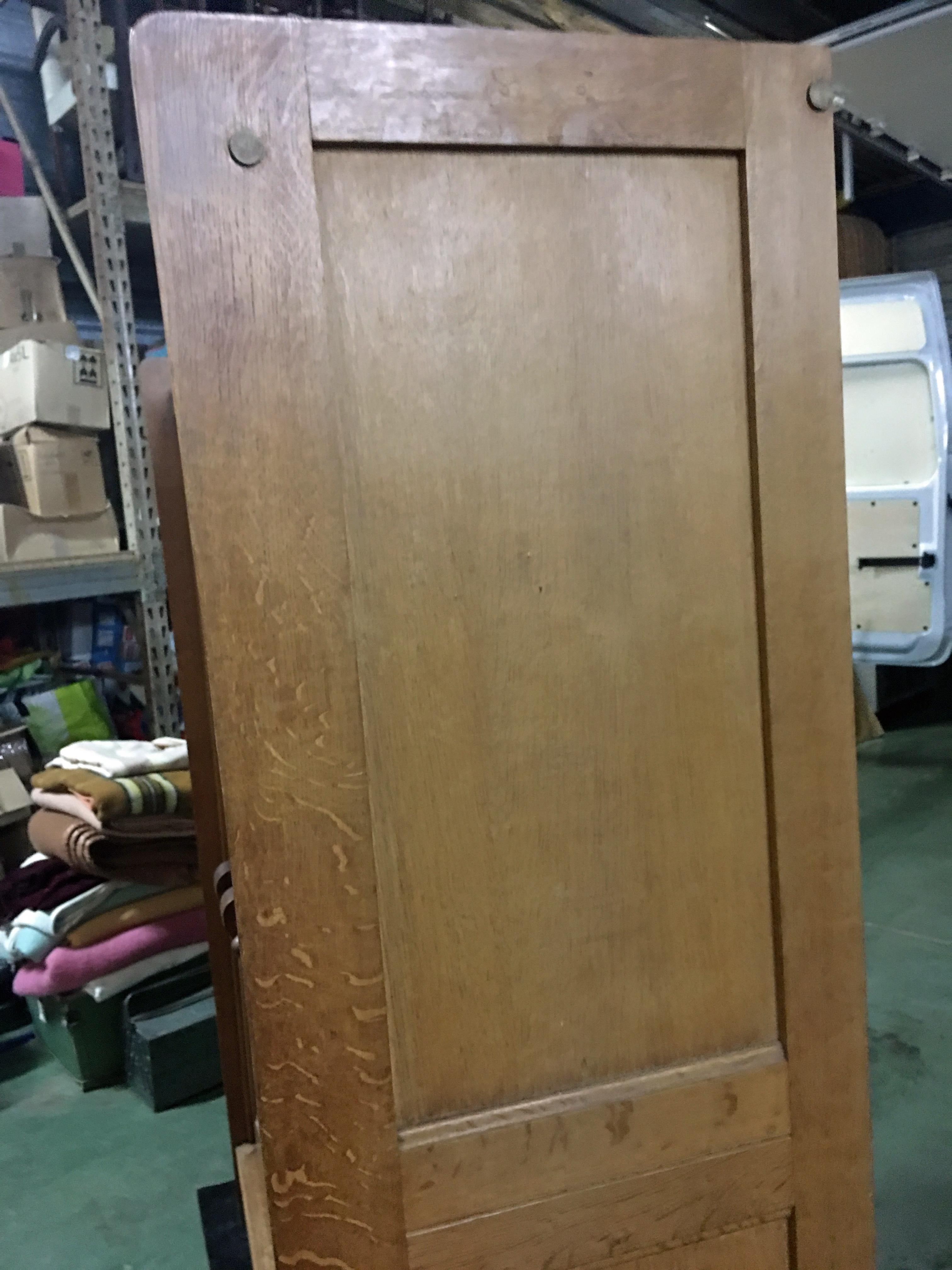 Mid-20th Century Guillerme et Chambron, 1960 Oak Wardrobe, Votre Maison Edition