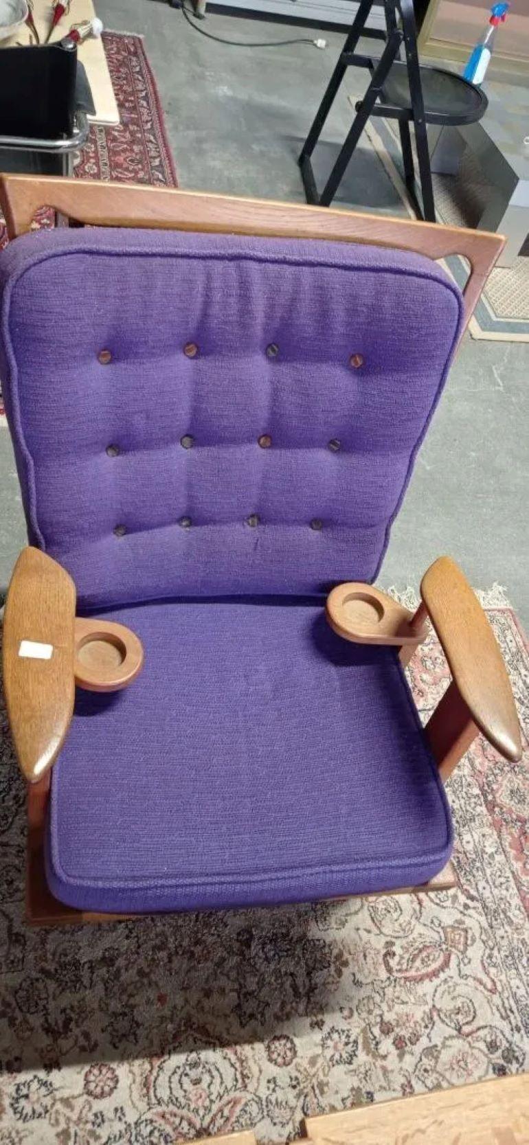 Chêne Fauteuil en chêne Guillerme et Chambron, 1970, édité par Votre Maison en vente