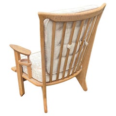 Guillerme et Chambron, 1970 Sillón de roble Editado por Votre Maison