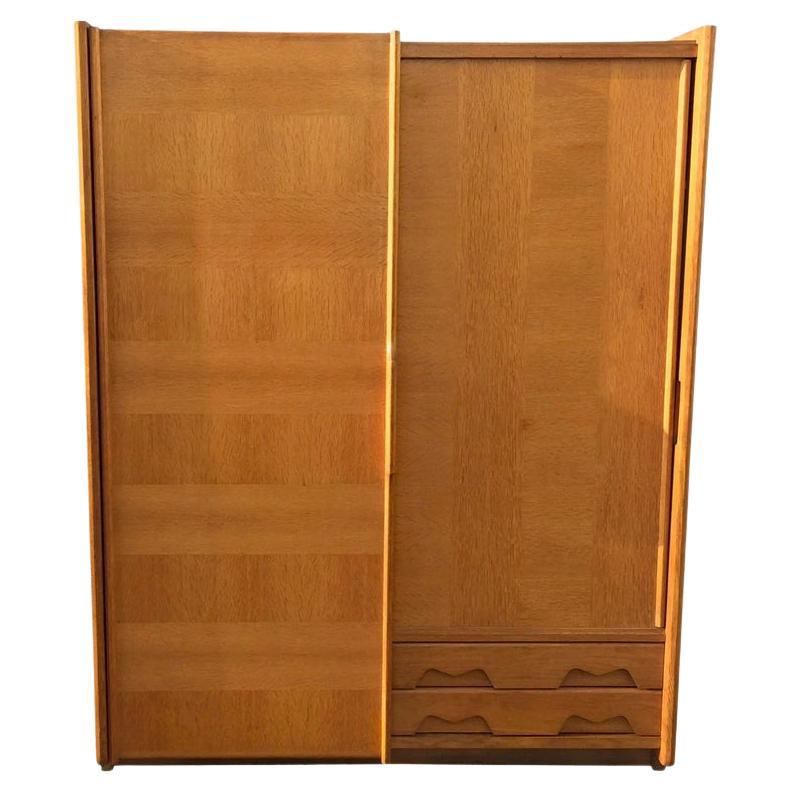 Guillerme et Chambron, Kommode aus Eiche, Votre Maison Edition, 1970