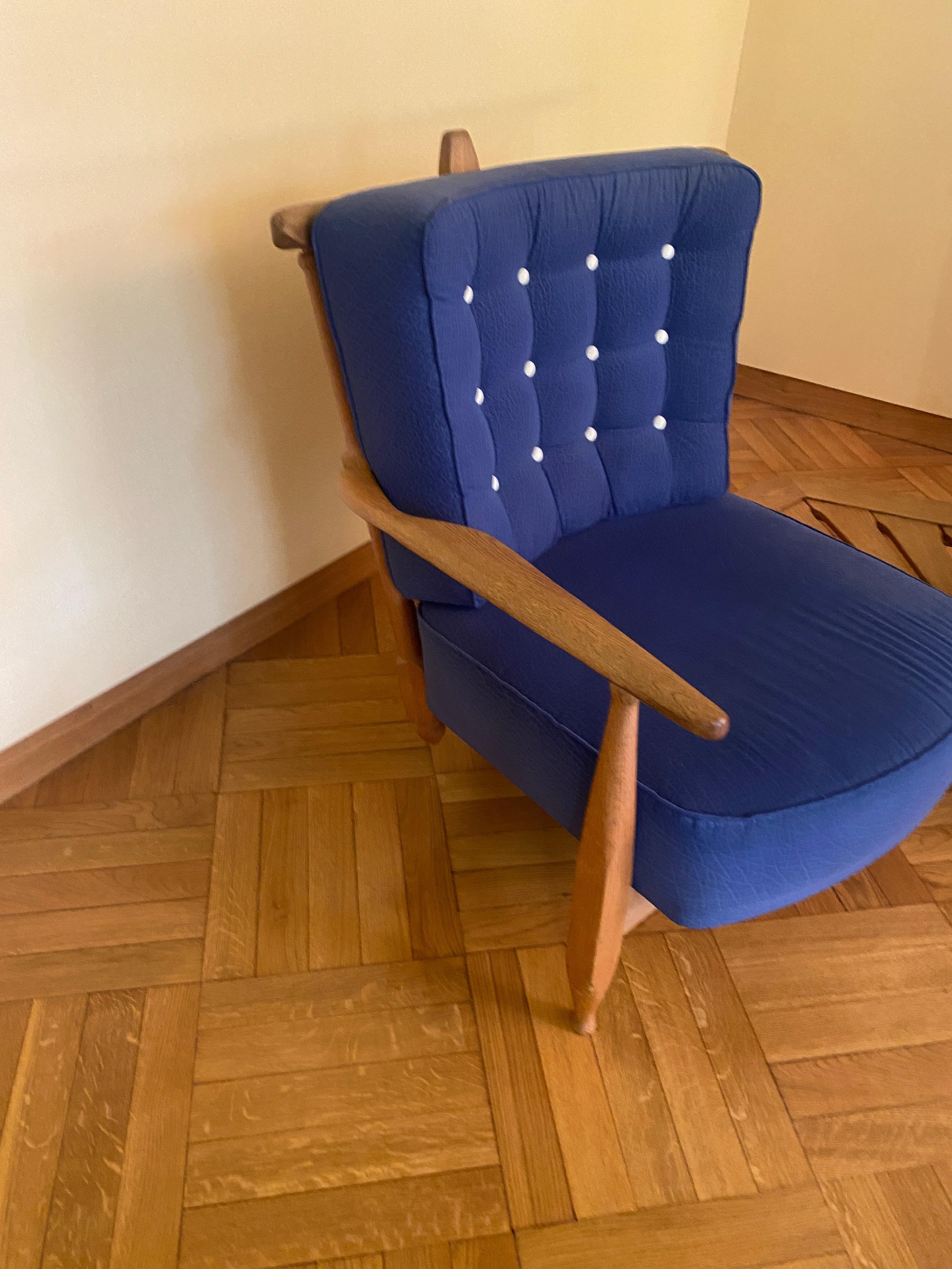 Guillerme et Chambron, 1970 Sofá Oak Editado por Votre Maison en Bueno estado para la venta en Mouscron, WHT