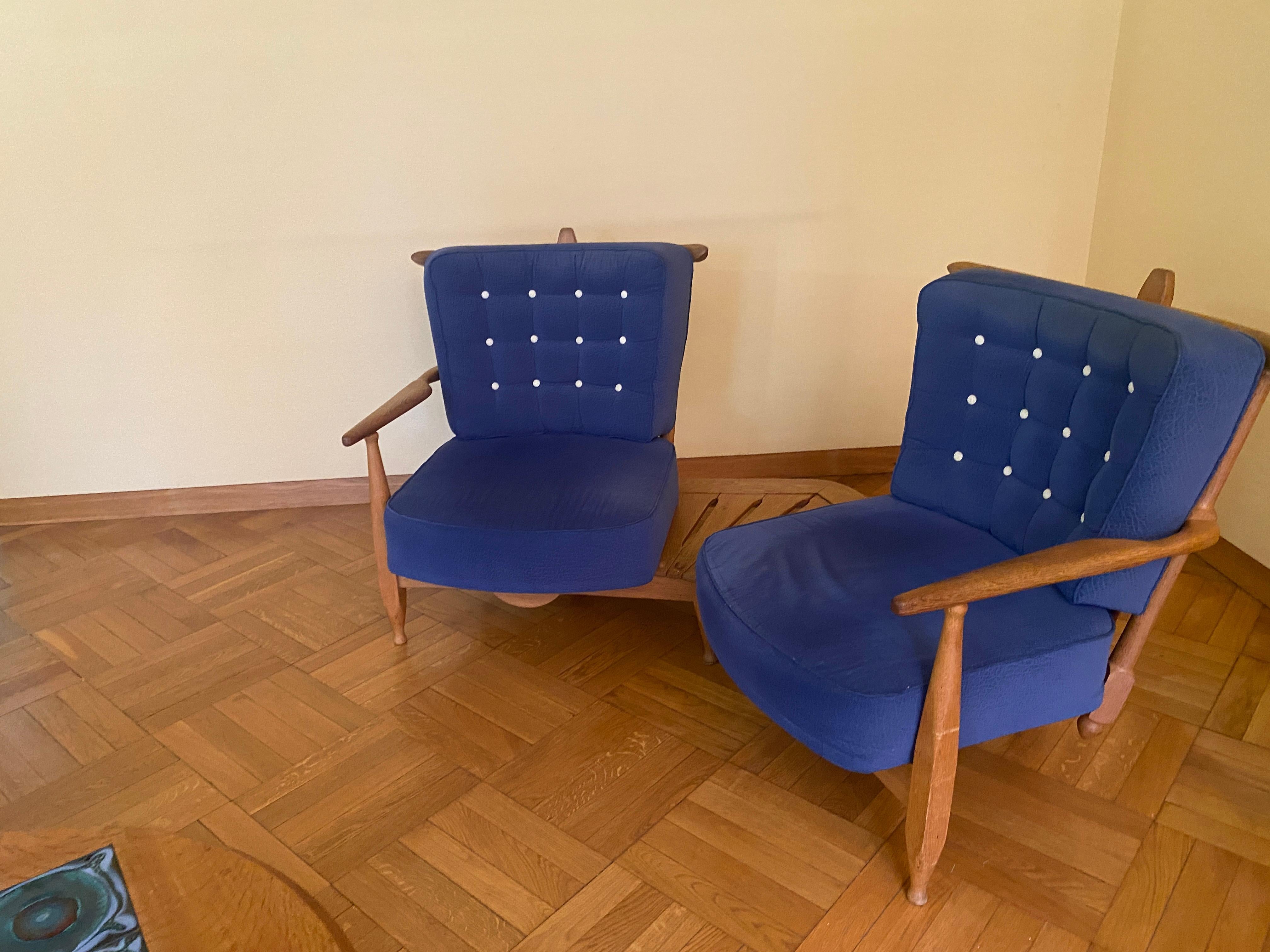 Guillerme et Chambron, 1970 Sofá Oak Editado por Votre Maison Roble en venta