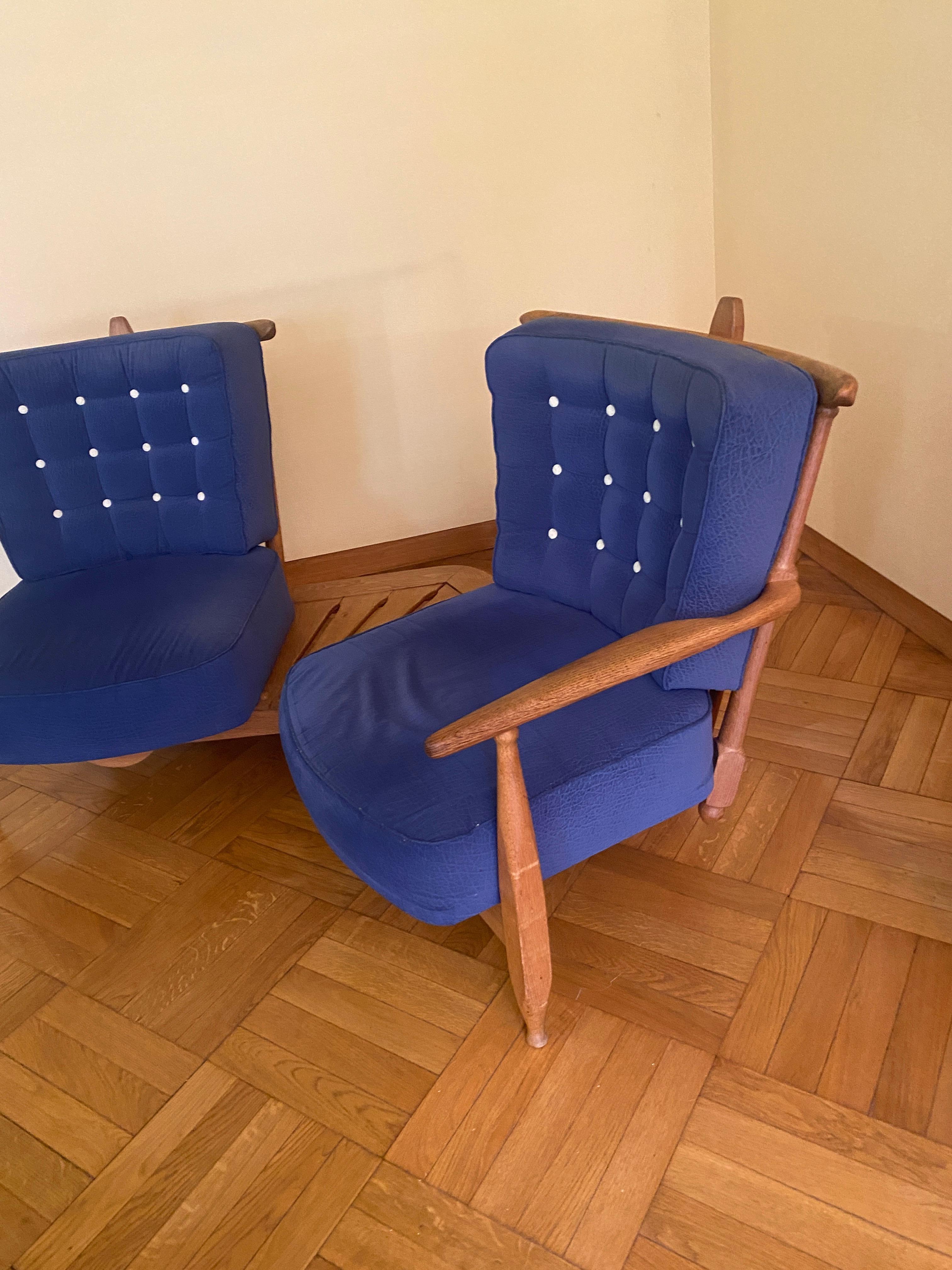 Guillerme et Chambron, 1970 Sofá Oak Editado por Votre Maison en venta 2
