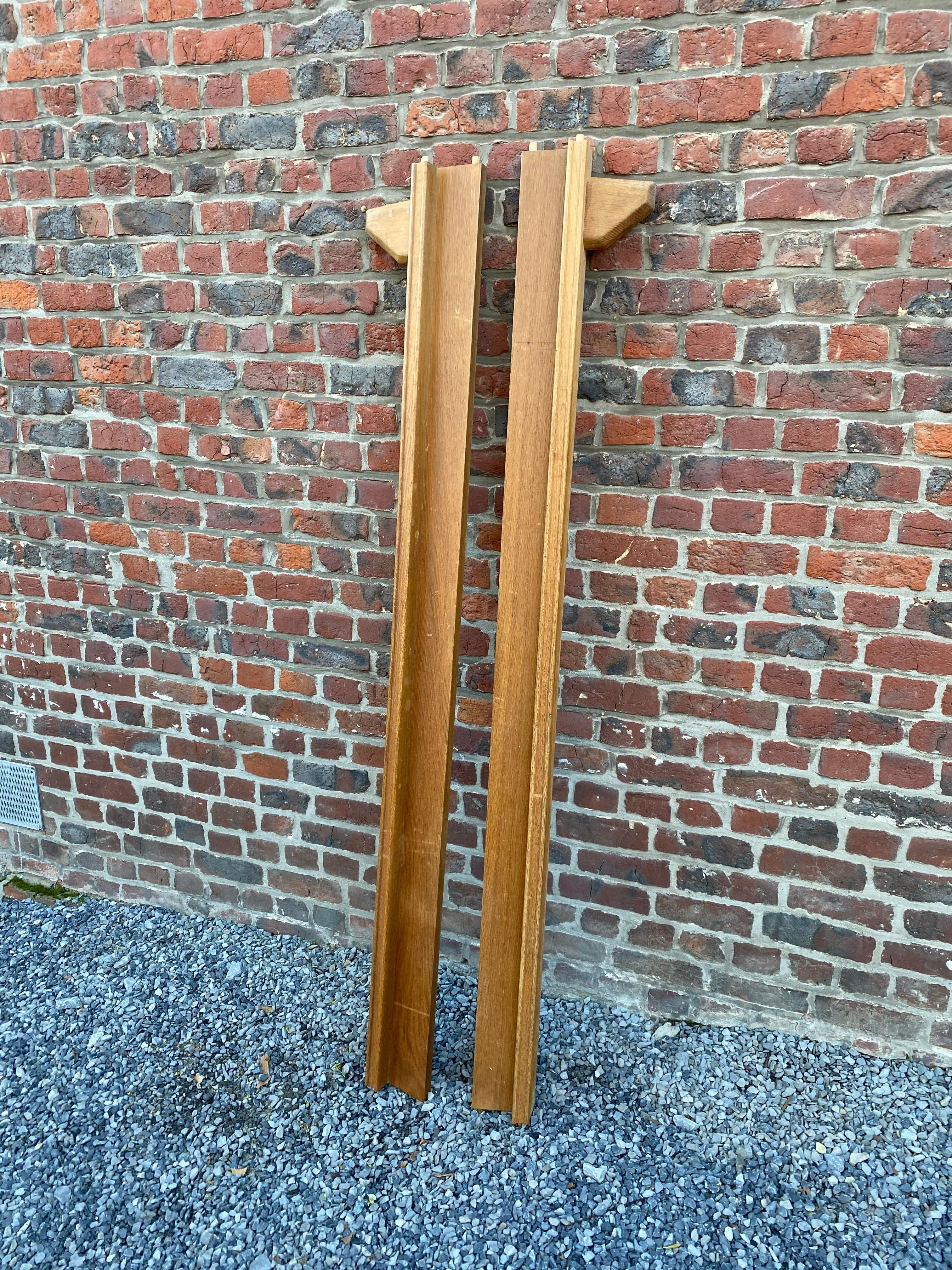 Guillerme et Chambron, 2 letti in Oak, 