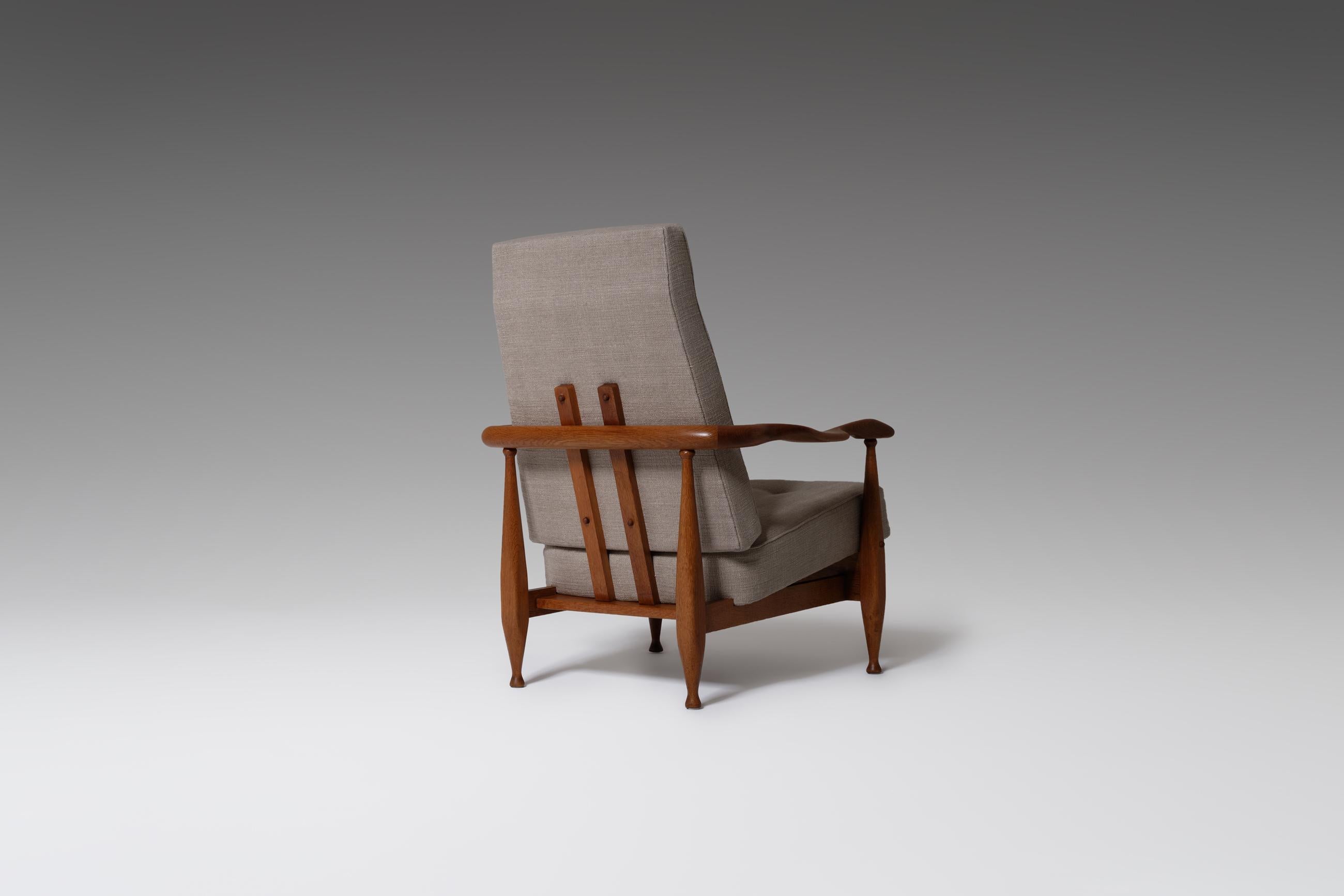 Guillerme et Chambron ‘Air France’ Armchair, 1960s In Good Condition In Rotterdam, NL