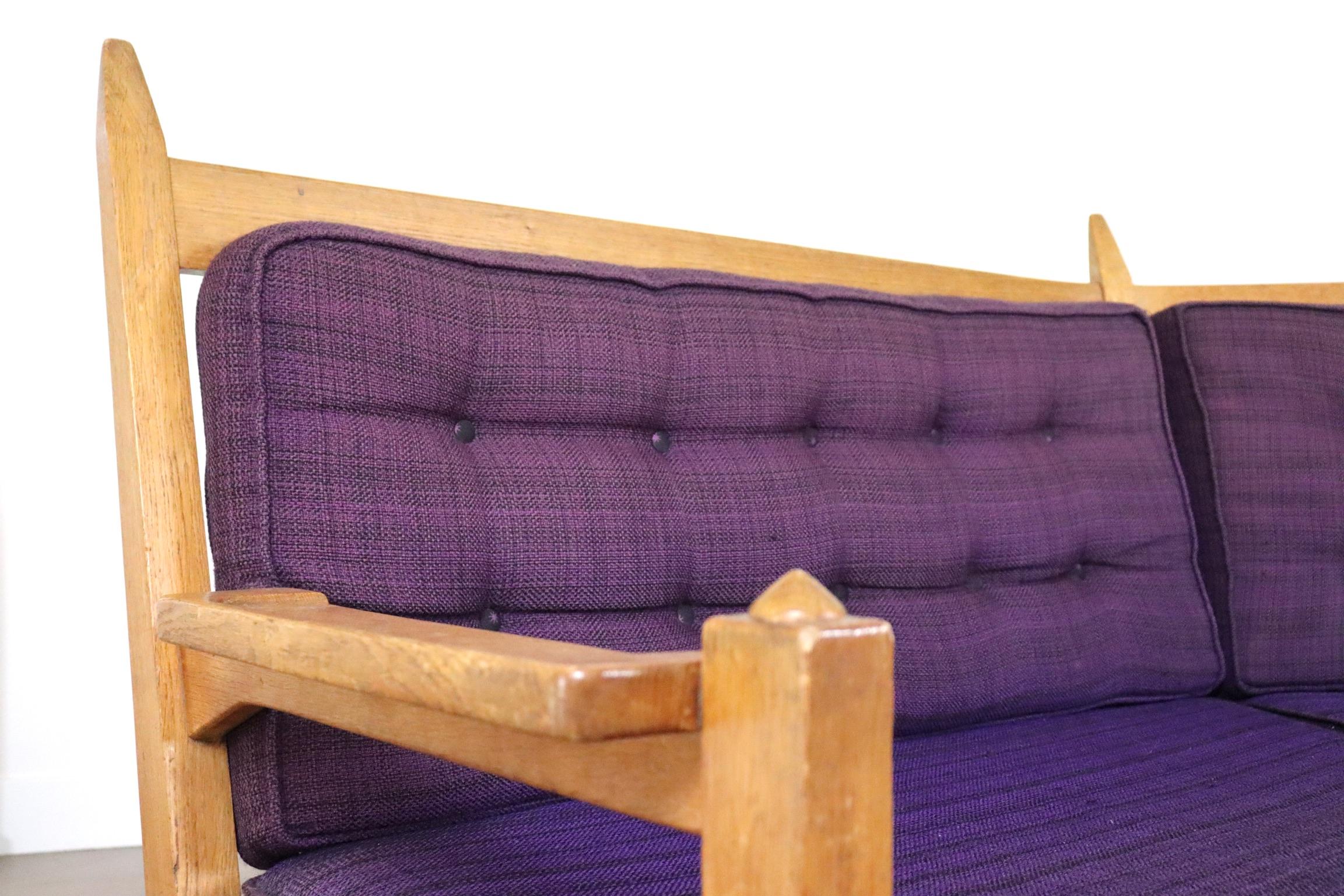 Guillerme et Chambron Angular Corner Sofa for Votre Maison, 1960s For Sale 5
