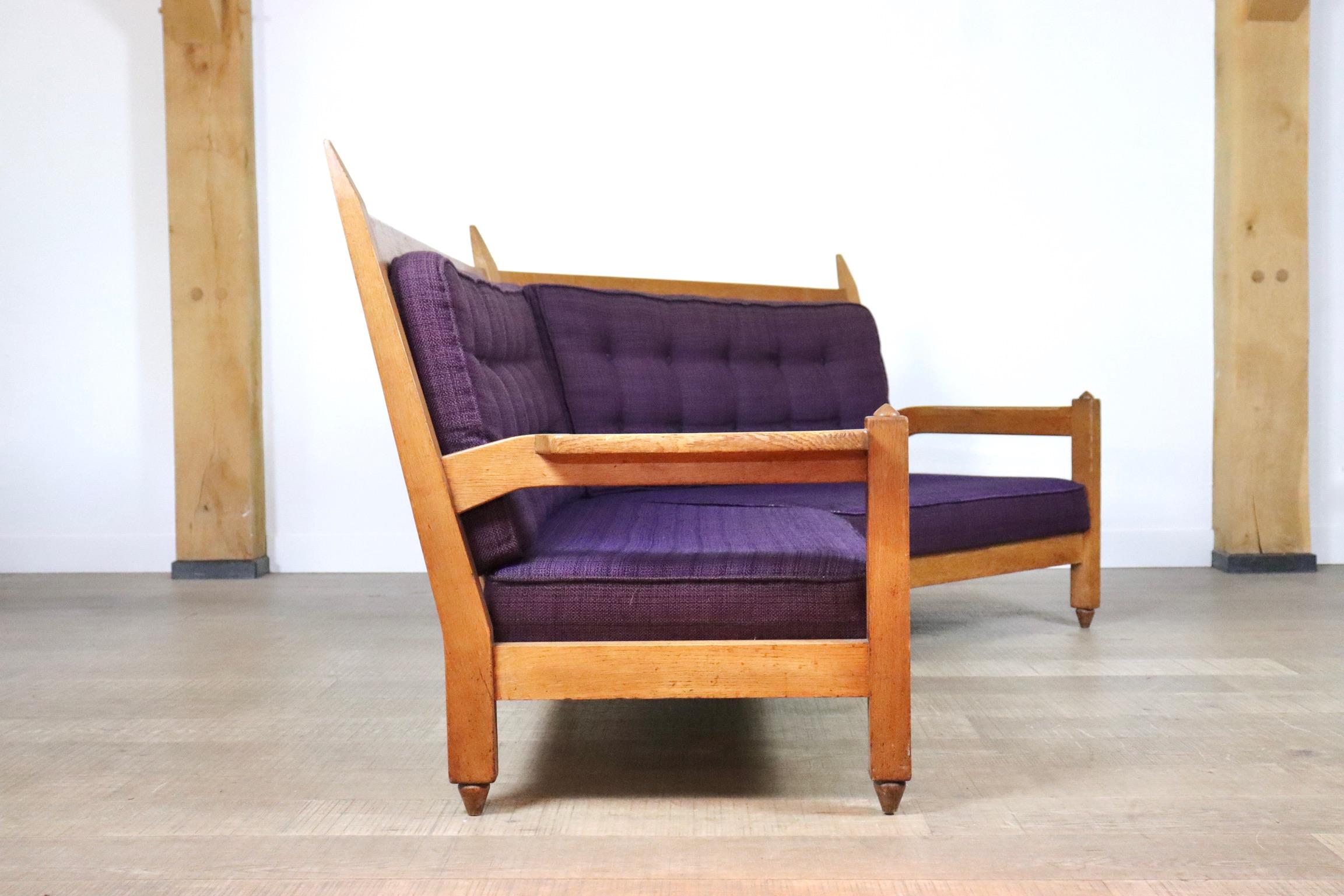Guillerme et Chambron Angular Corner Sofa for Votre Maison, 1960s In Good Condition For Sale In ABCOUDE, UT