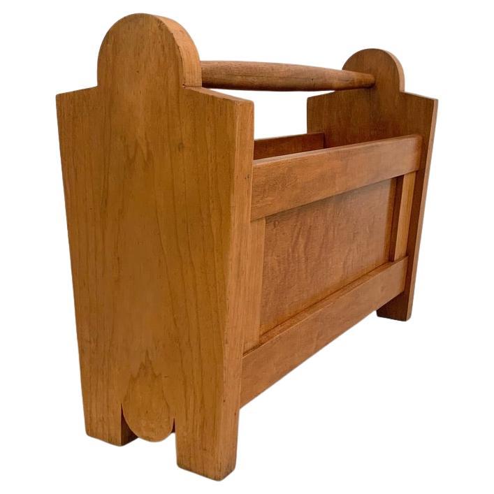 Portariviste in Oak attribuito a Guillerme et Chambron, 1950 circa, Francia.