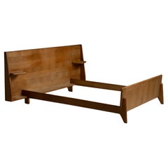Guillerme et Chambron Bed Frame, France, 1960
