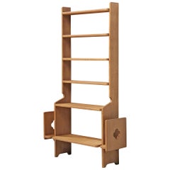 Guillerme & Chambron Bookcase in Solid Oak