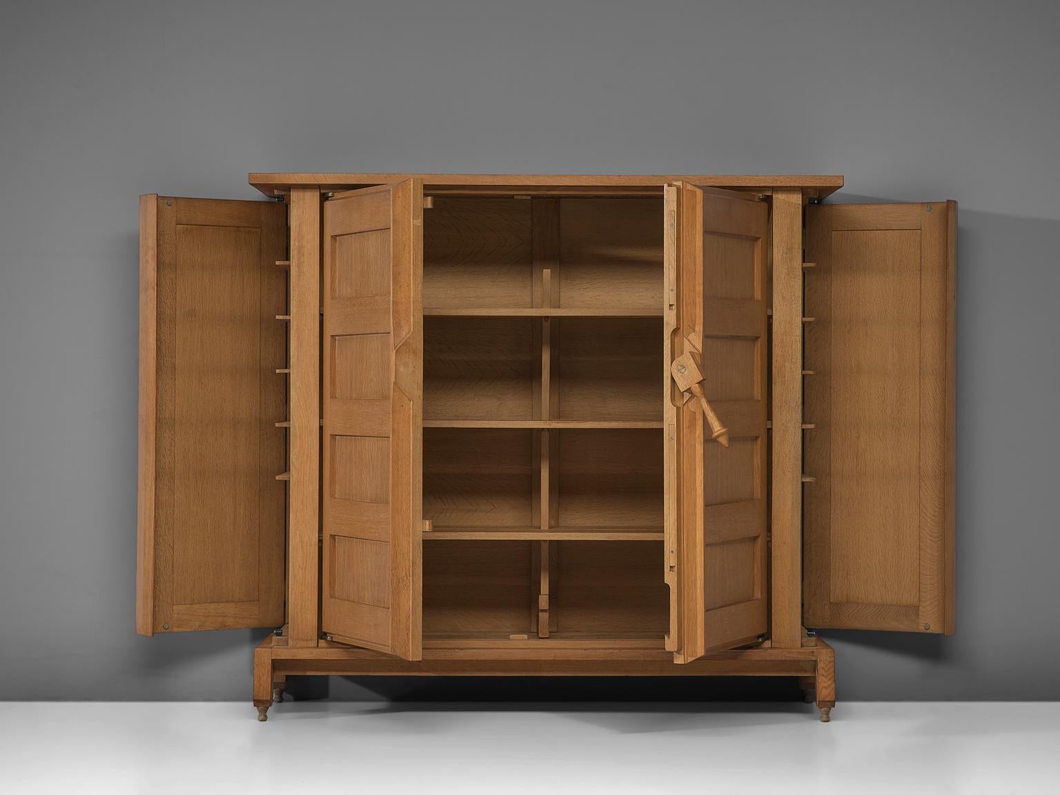 French Guillerme et Chambron 'Bouvine' Cabinet in Oak