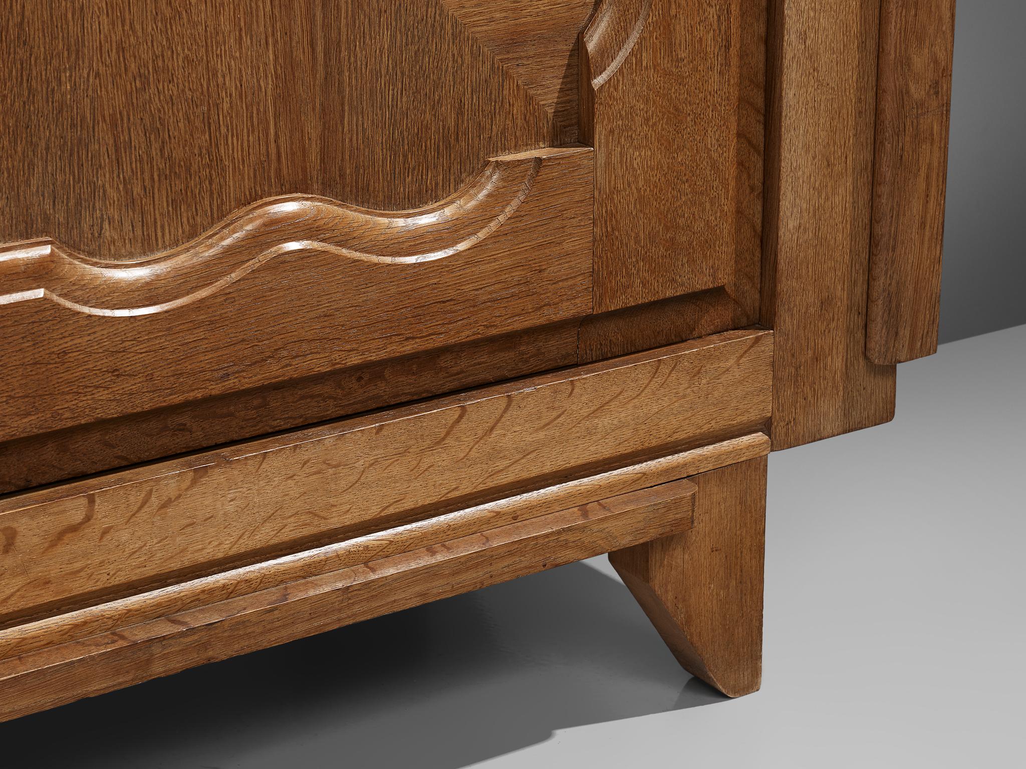 Guillerme et Chambron 'Bouvine' Highboard in Oak 2