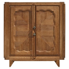 Retro Guillerme et Chambron 'Bouvine' Highboard in Oak