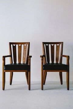 GUILLERME ET CHAMBRON - Bridge Armchairs