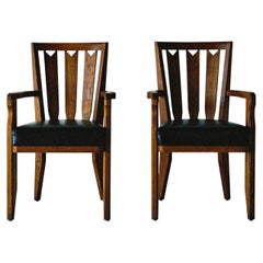GUILLERME ET CHAMBRON - Bridge Armchairs