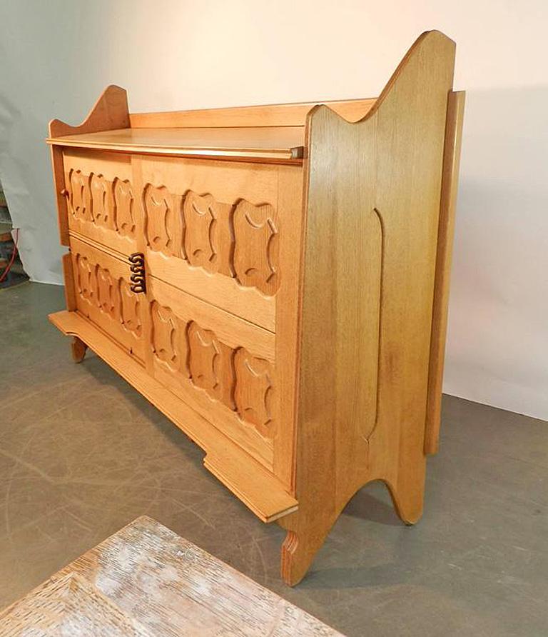 Mid-Century Modern Guillerme et Chambron, Cabinet 