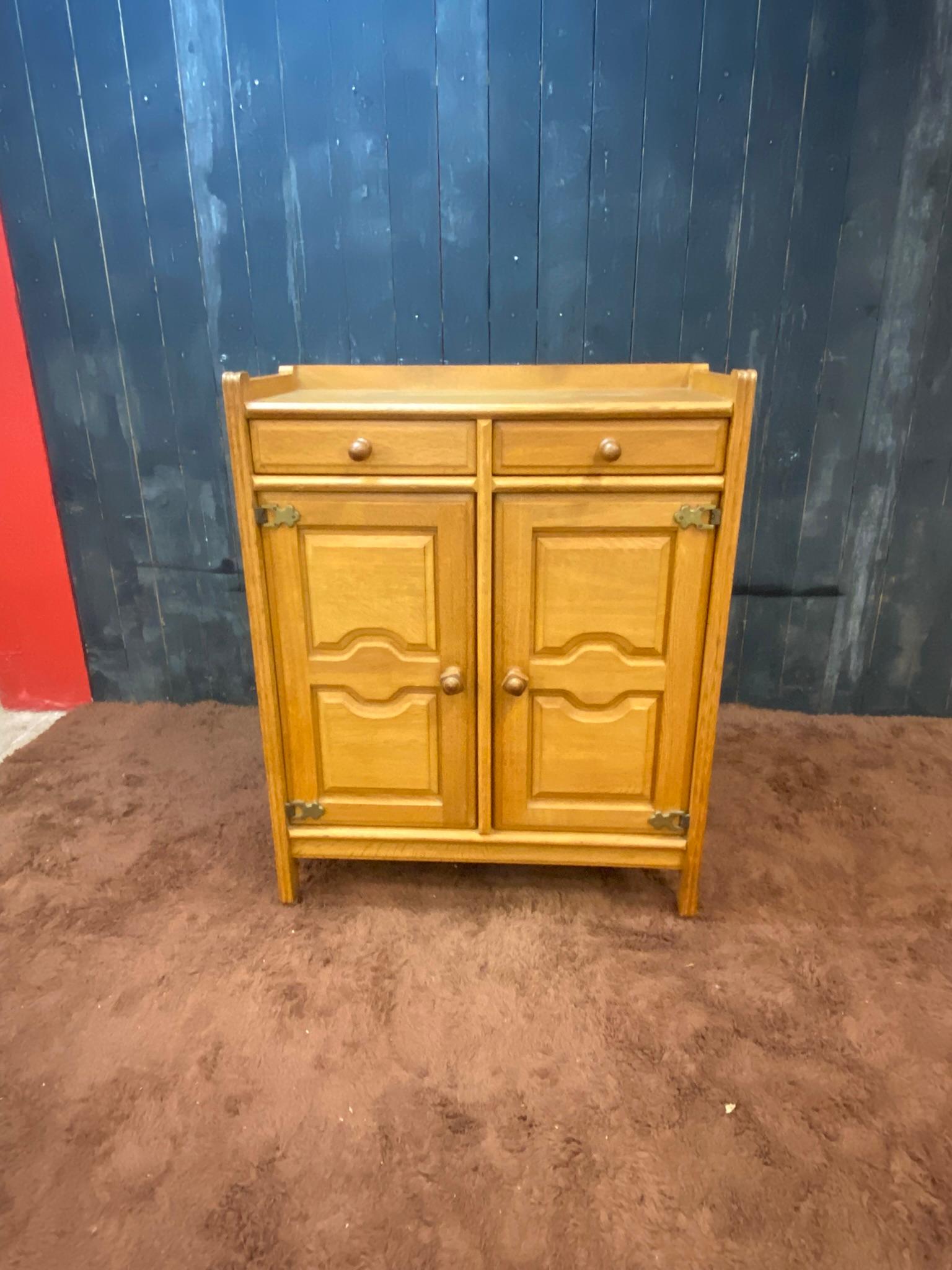 Guillerme et Chambron, Mobile in Oak, Edition Votre Maison, circa 1960/1970 in vendita 6