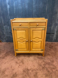 Guillerme et Chambron, Cabinet in Oak, Edition Votre Maison, circa 1960/1970