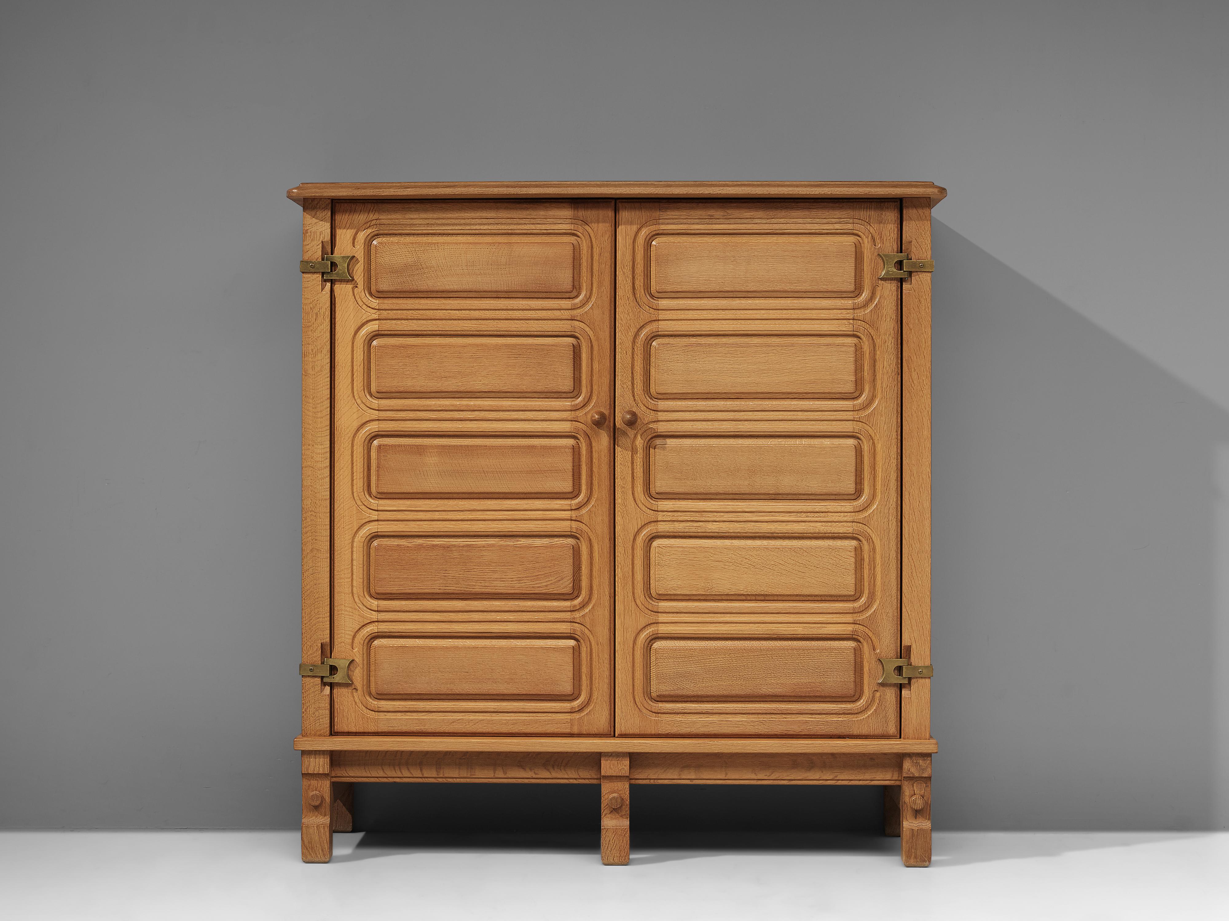 French Guillerme et Chambron Cabinet in Oak