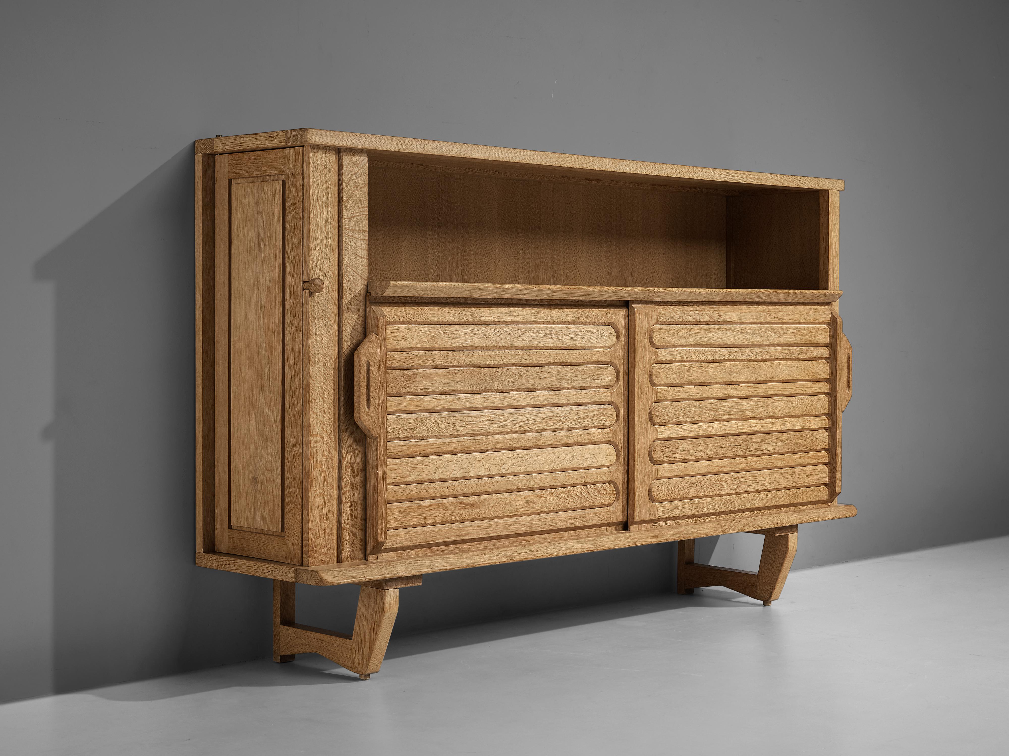 French Guillerme & Chambron Cabinet in Oak