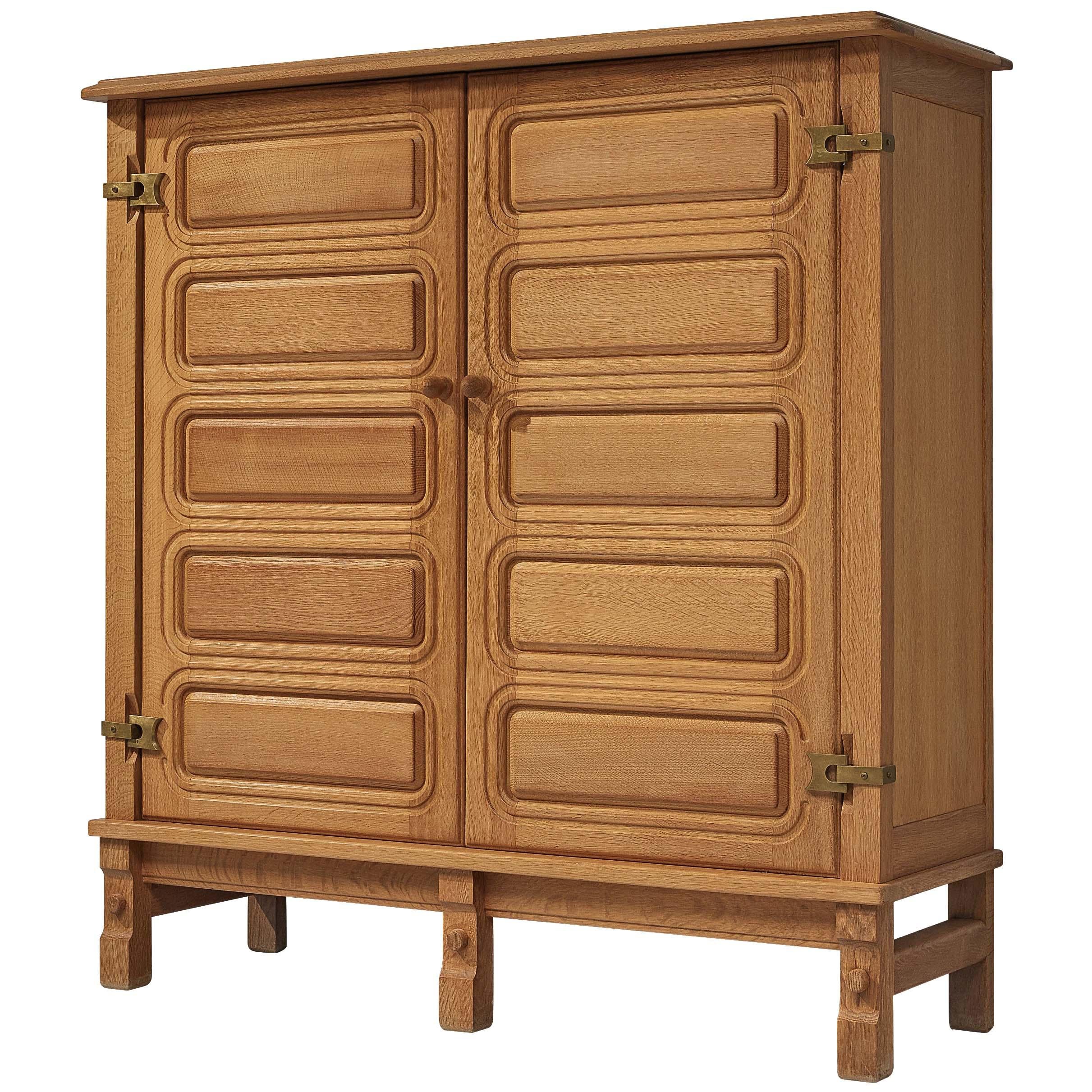 Guillerme et Chambron Cabinet in Oak