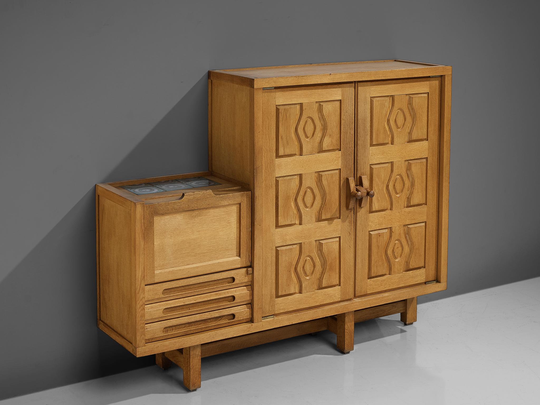 Guillerme et Chambron Cabinet 'Thierry' in Oak 1