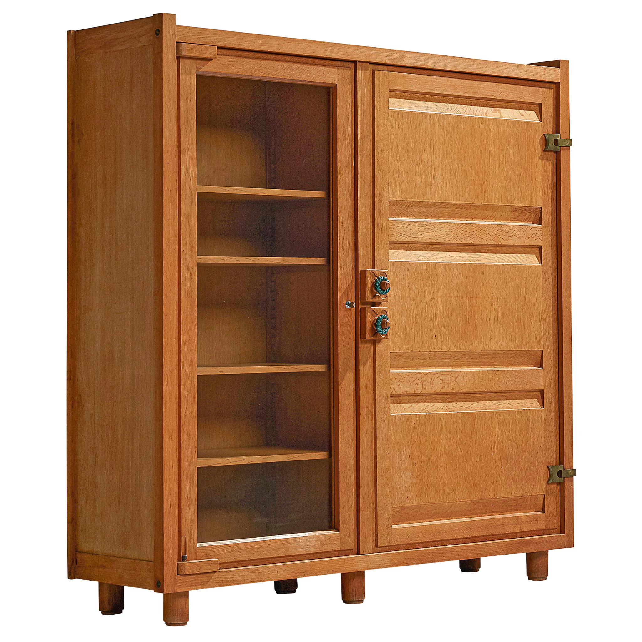Guillerme et Chambron Cabinet with Glass Door