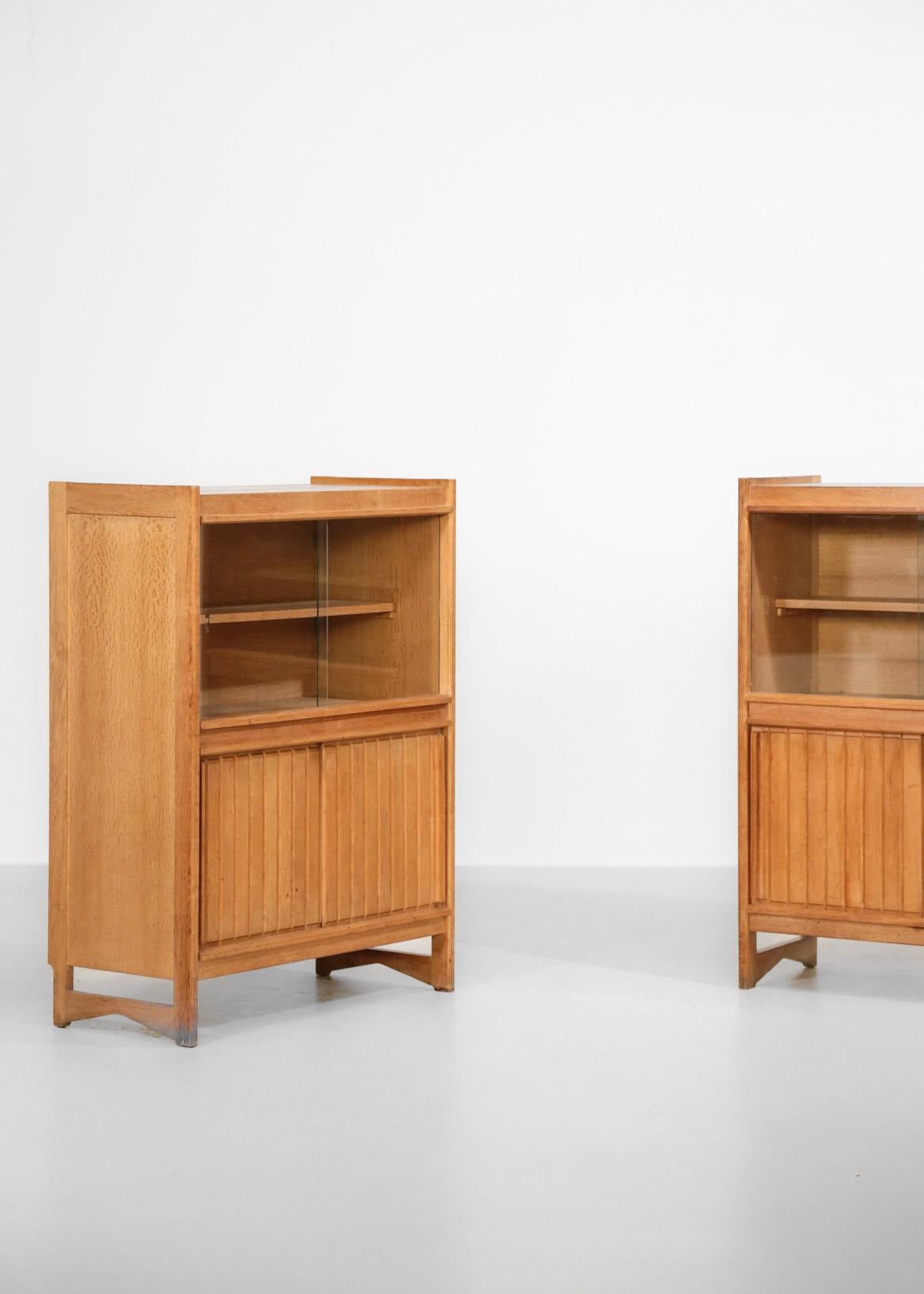 Guillerme et Chambron Cabinets for Votre Maison, 1960s, Set of Two 2