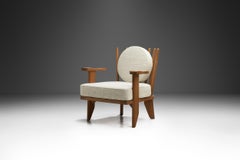 Guillerme et Chambron "Catherine" Armchair for Votre Maison, France 20th Century