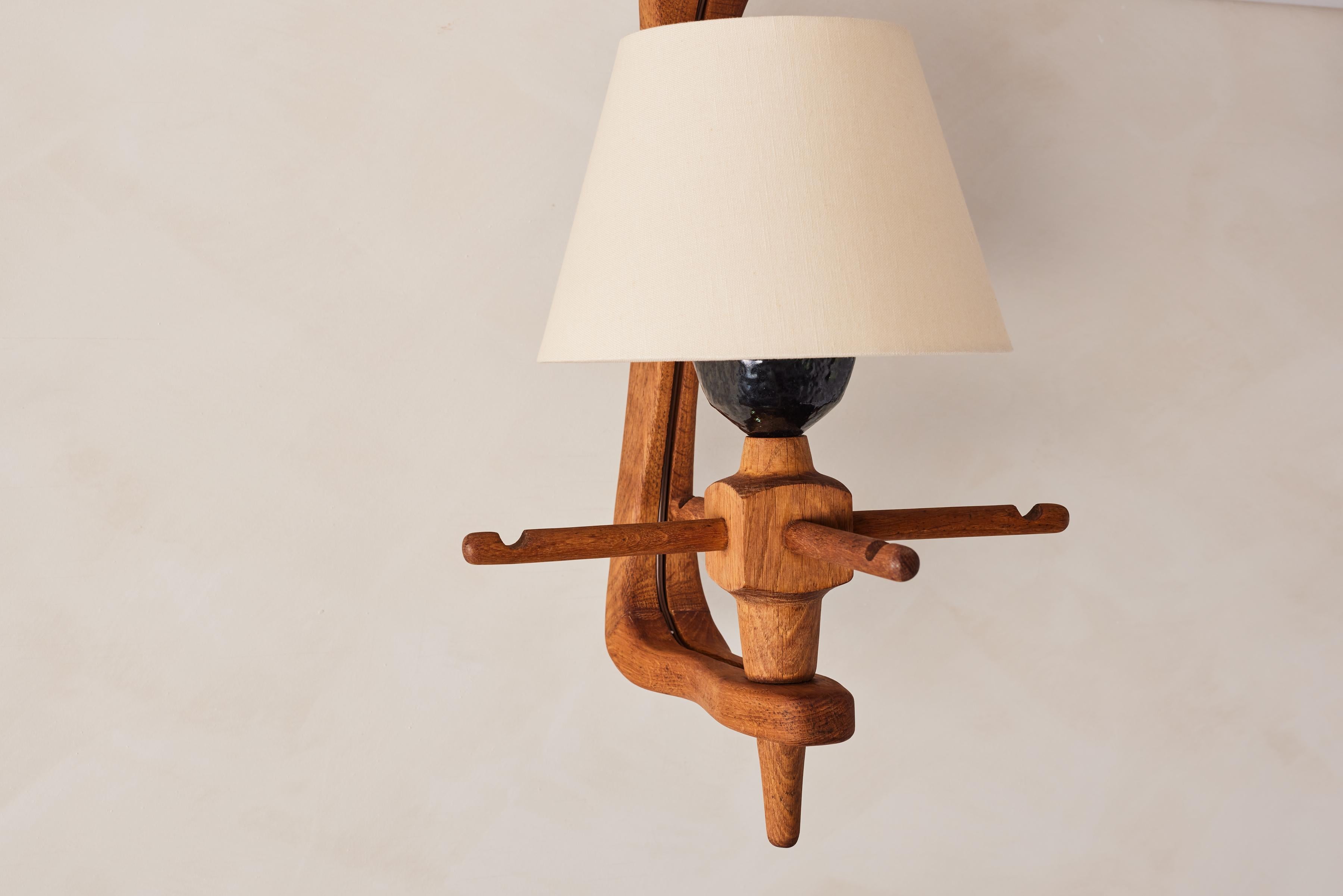 Guillerme et Chambron Ceiling Sconce For Sale 3