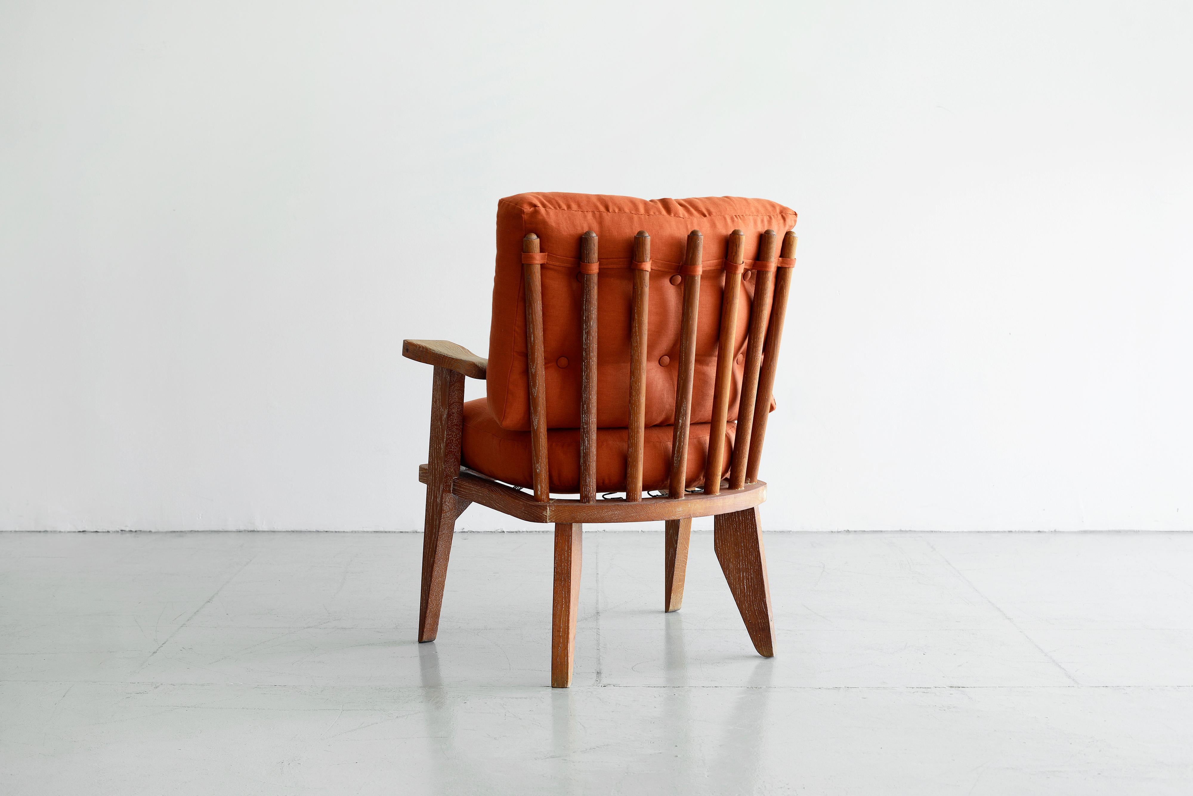 Mid-Century Modern Guillerme et Chambron Chair
