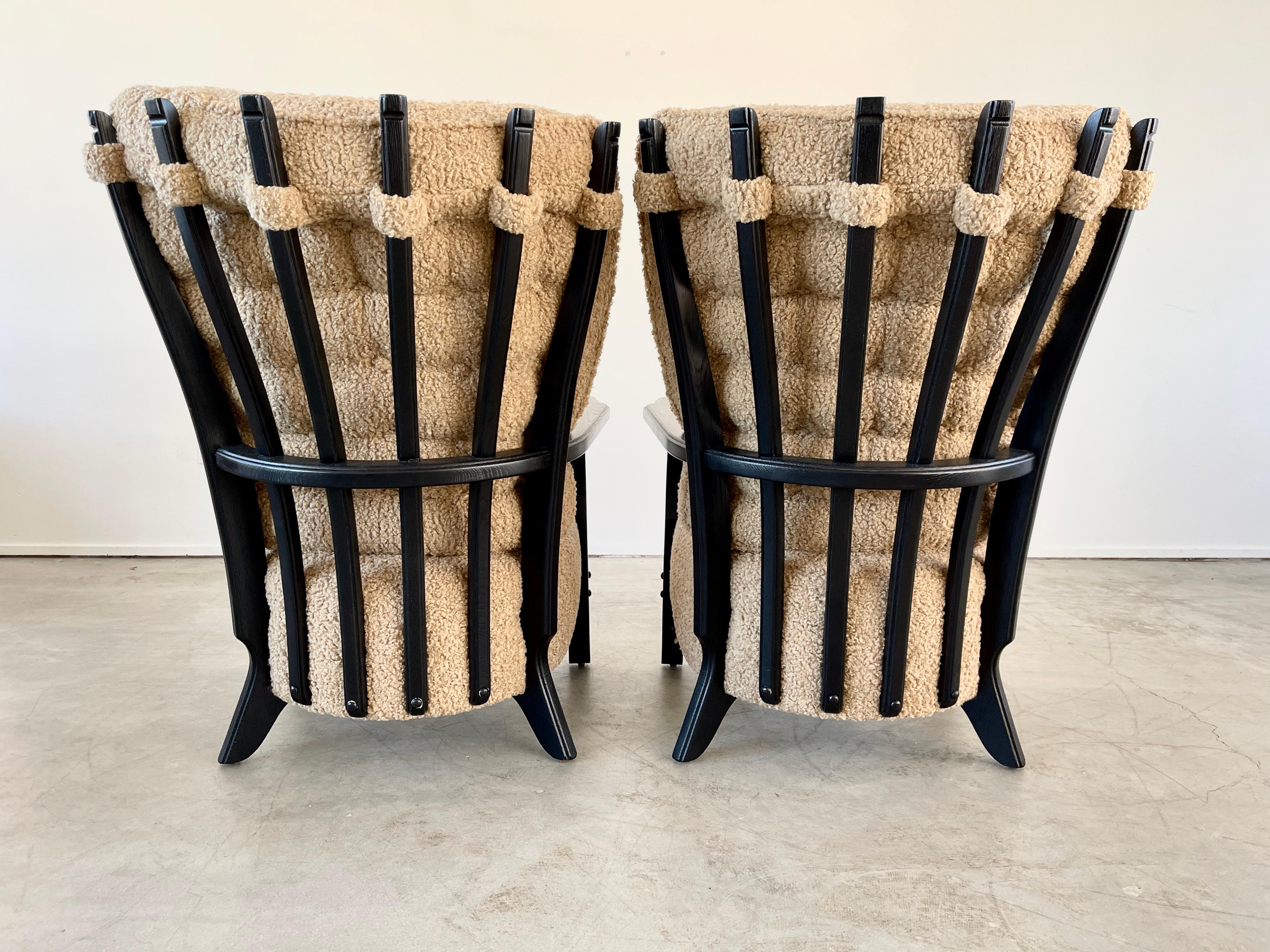 French Guillerme et Chambron Chairs