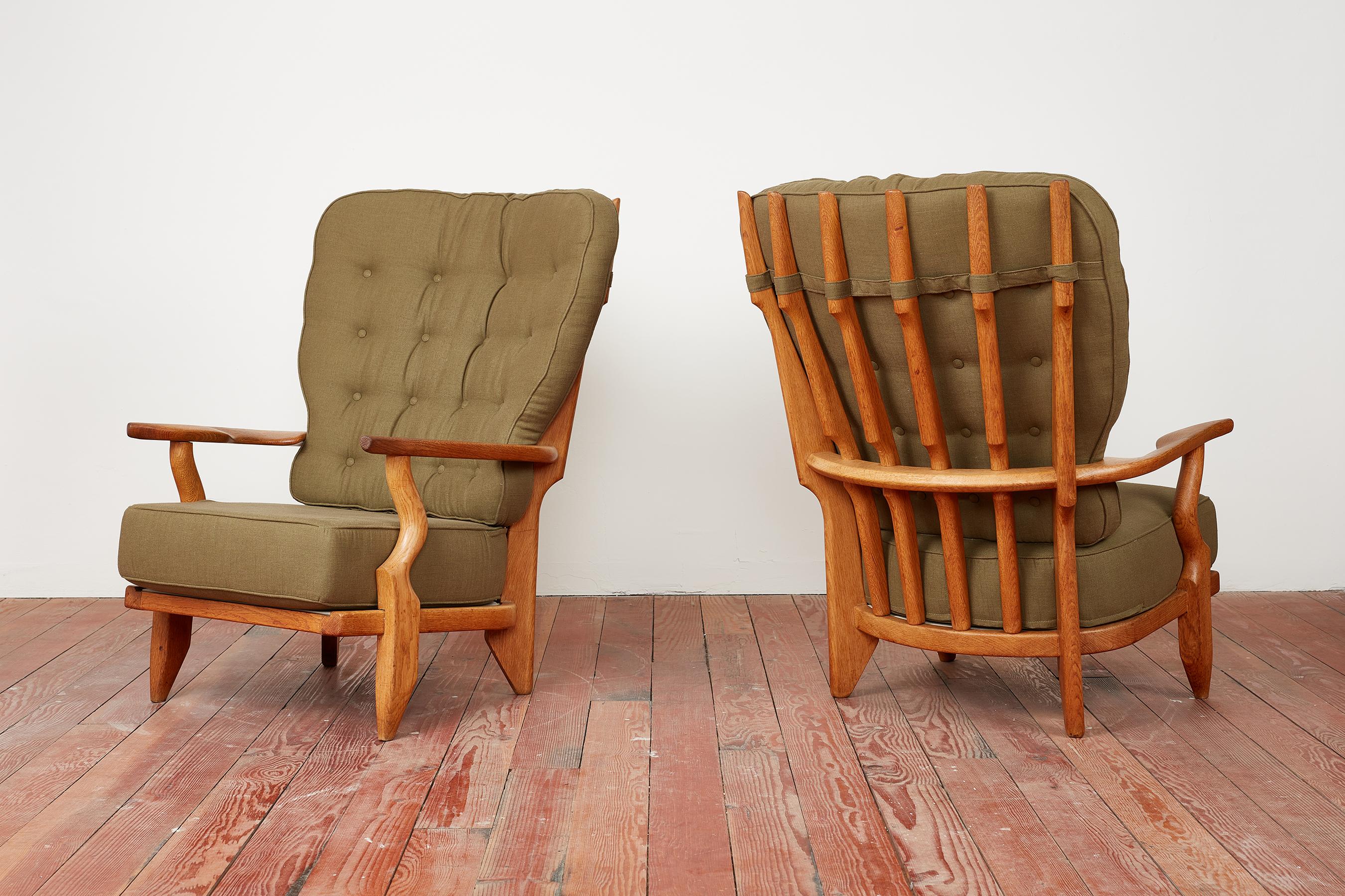 French Guillerme et Chambron Chairs For Sale