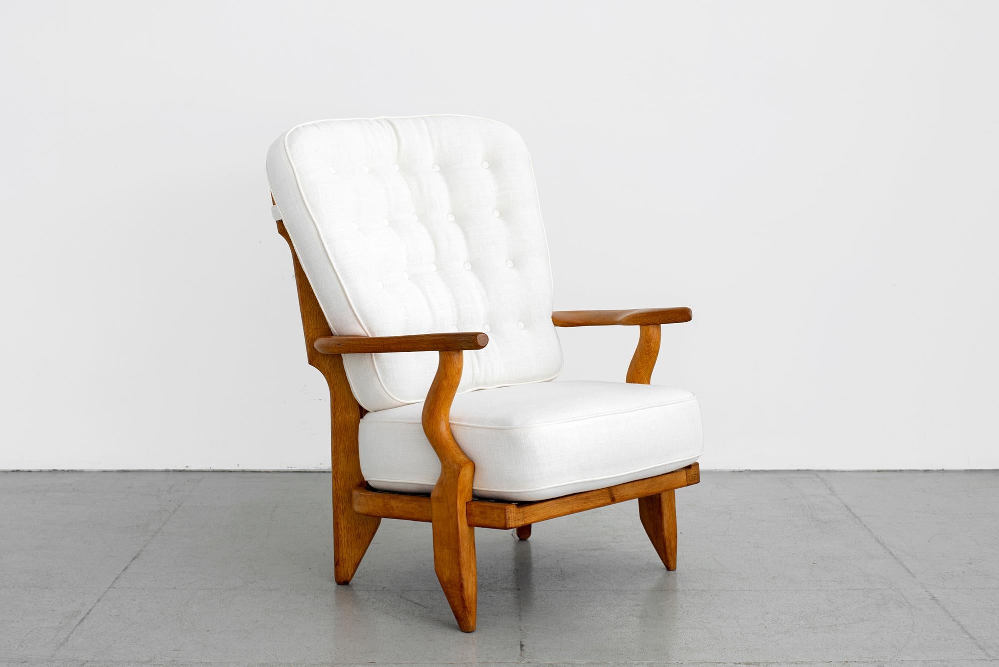 Mid-20th Century Guillerme et Chambron Chairs
